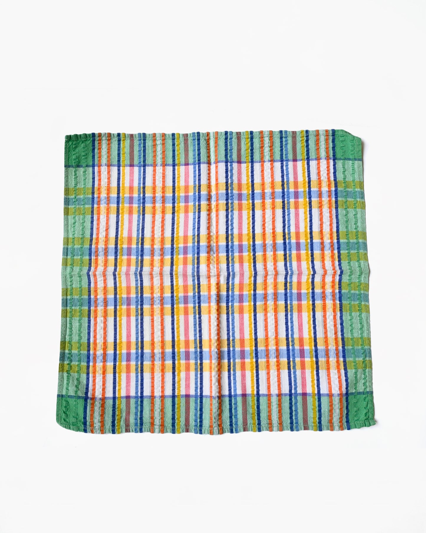 Plaid Waffle Texture Kitchen Towel