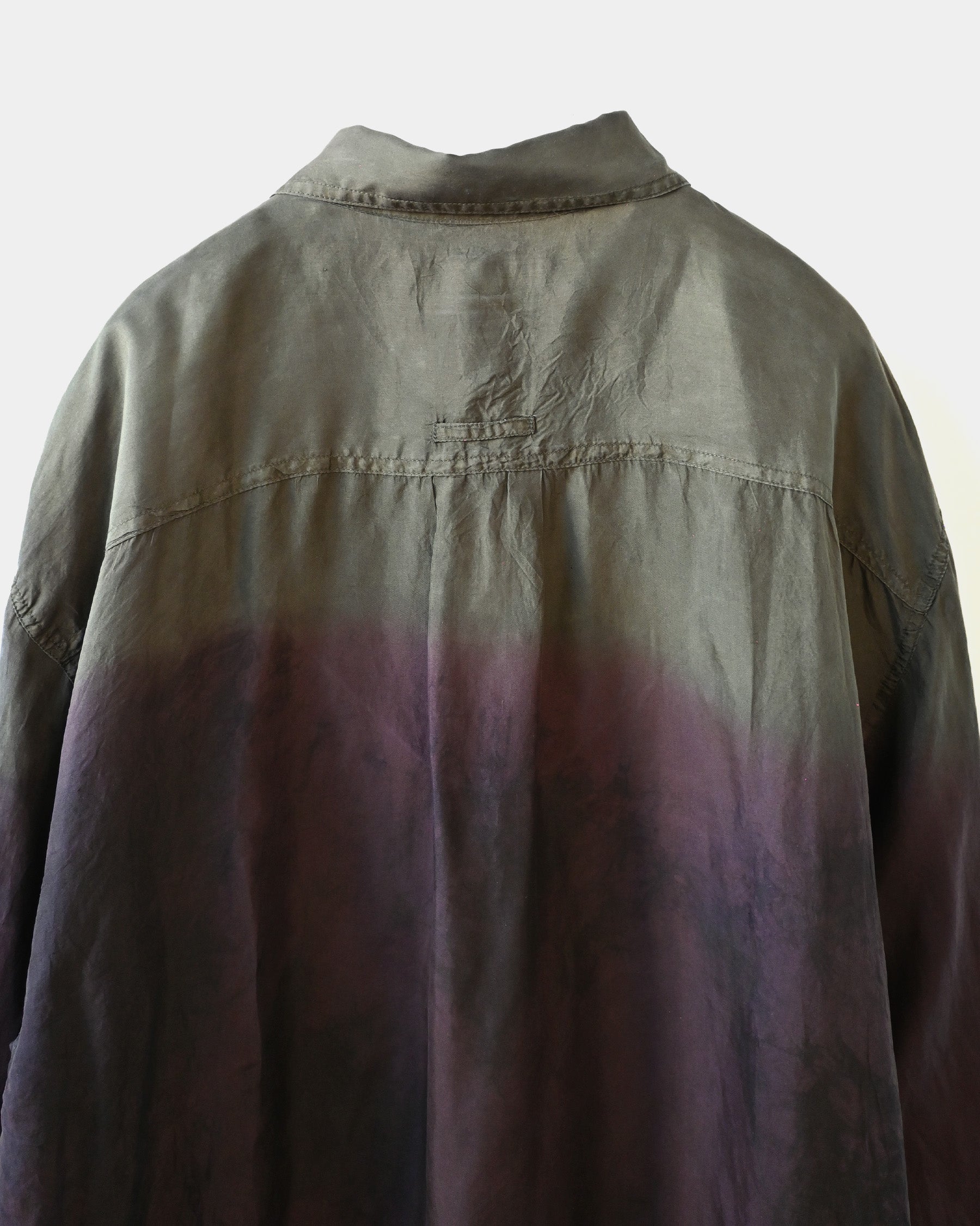 404irregular - Over-dyed Silk Shirt