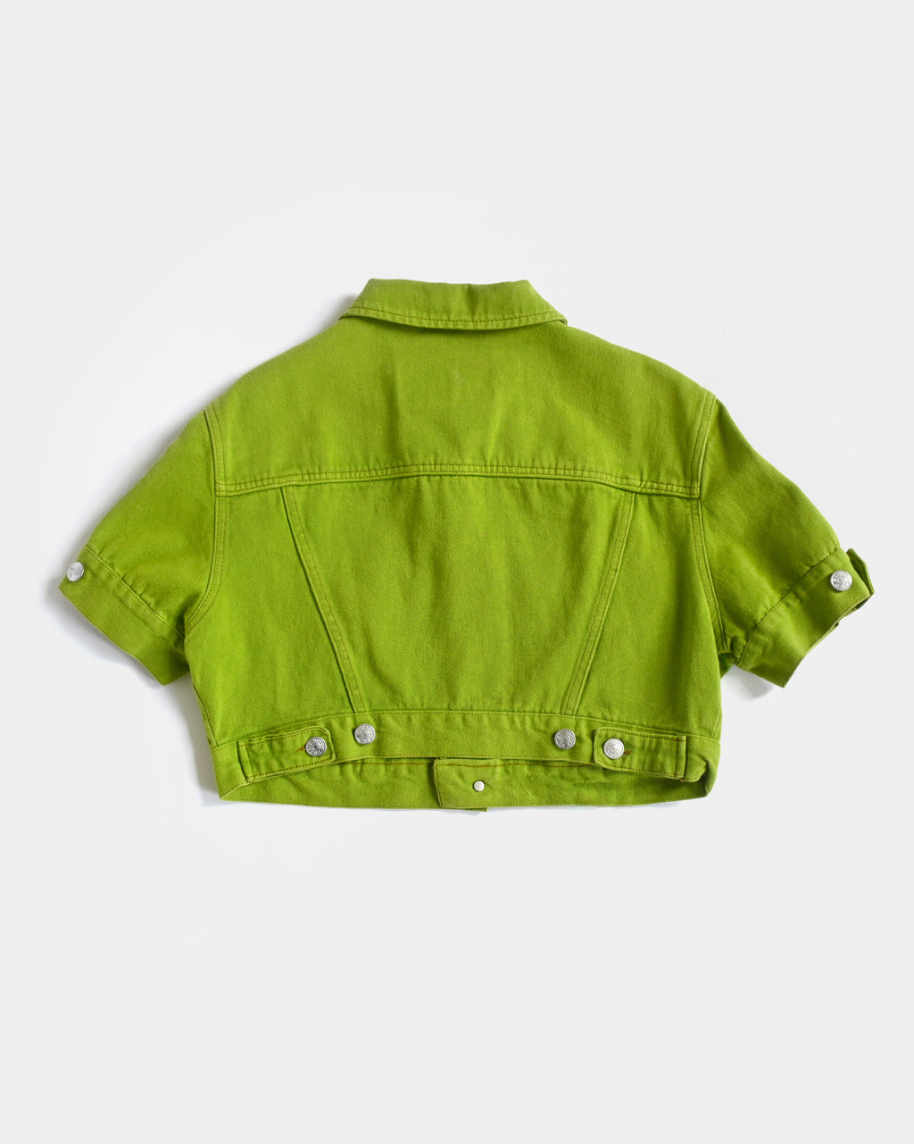 S/S Denim Jacket - Green