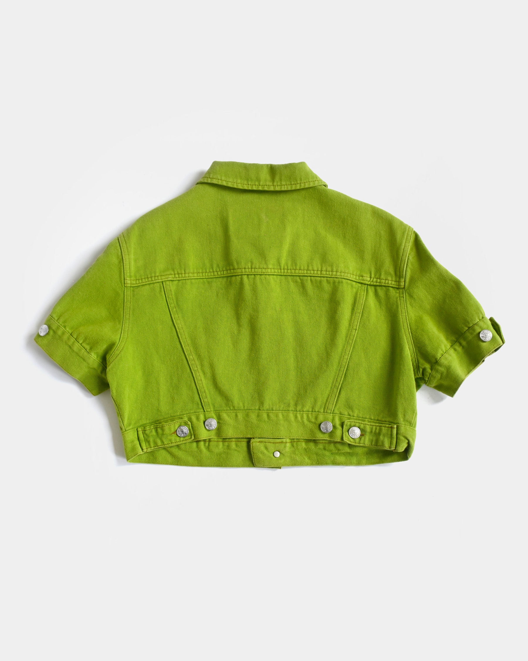 S/S Denim Jacket - Green