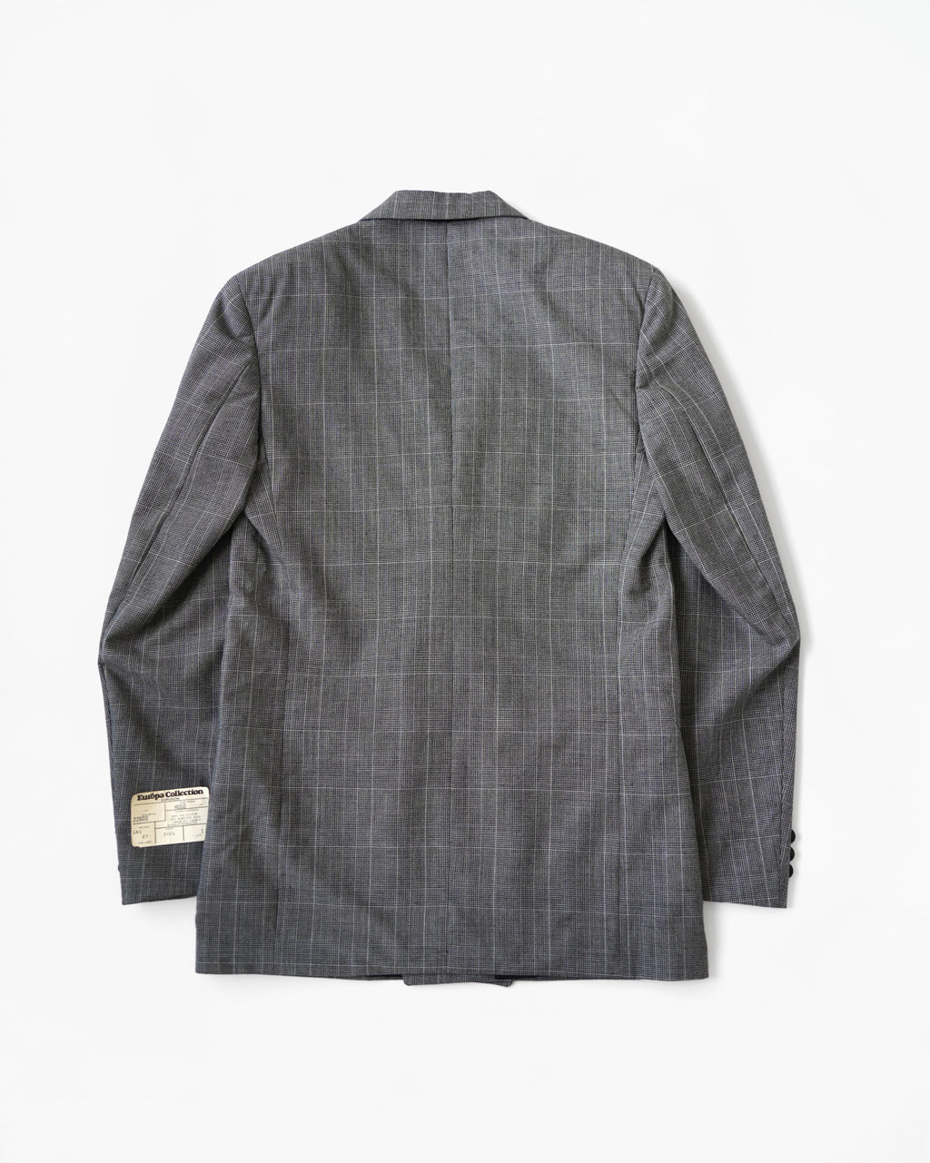 Double Breasted Glen Check Suit