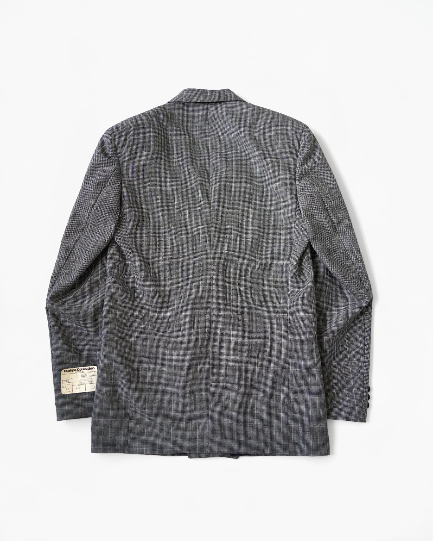 Double Breasted Glen Check Suit