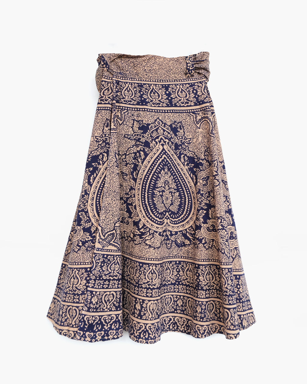 Printed Wrap Skirt