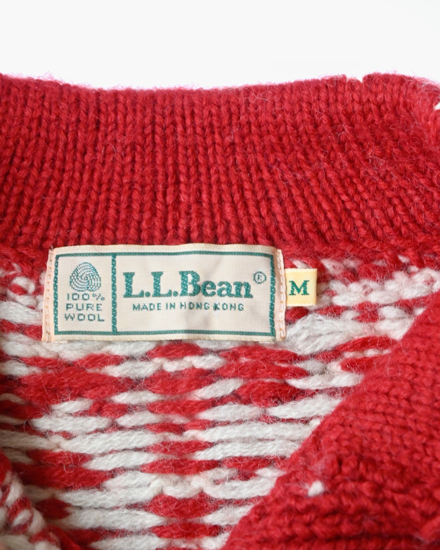 1990's "L.L.Bean" Wool Knit Pullover