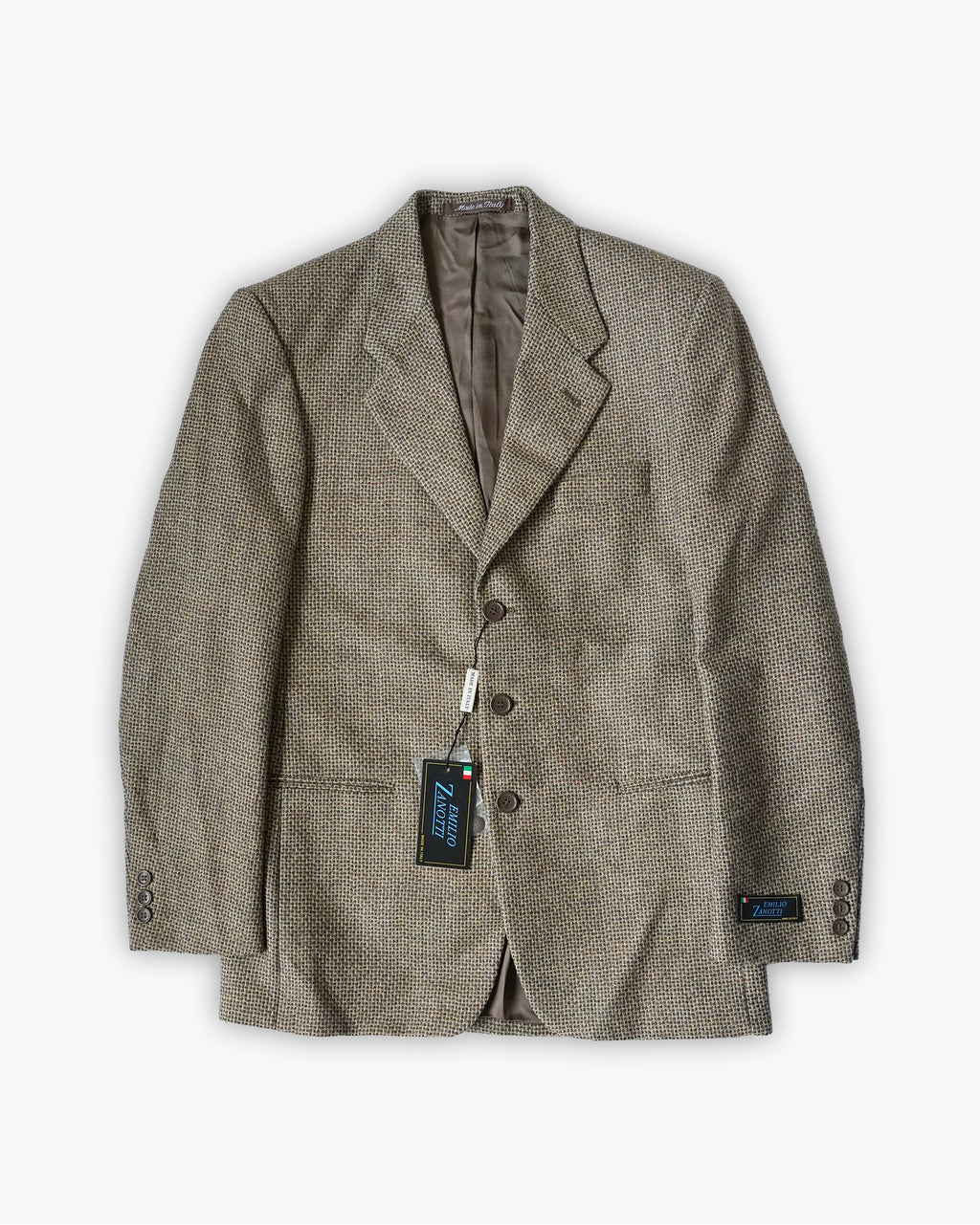Classic Wool Tweed Tailored Jacket
