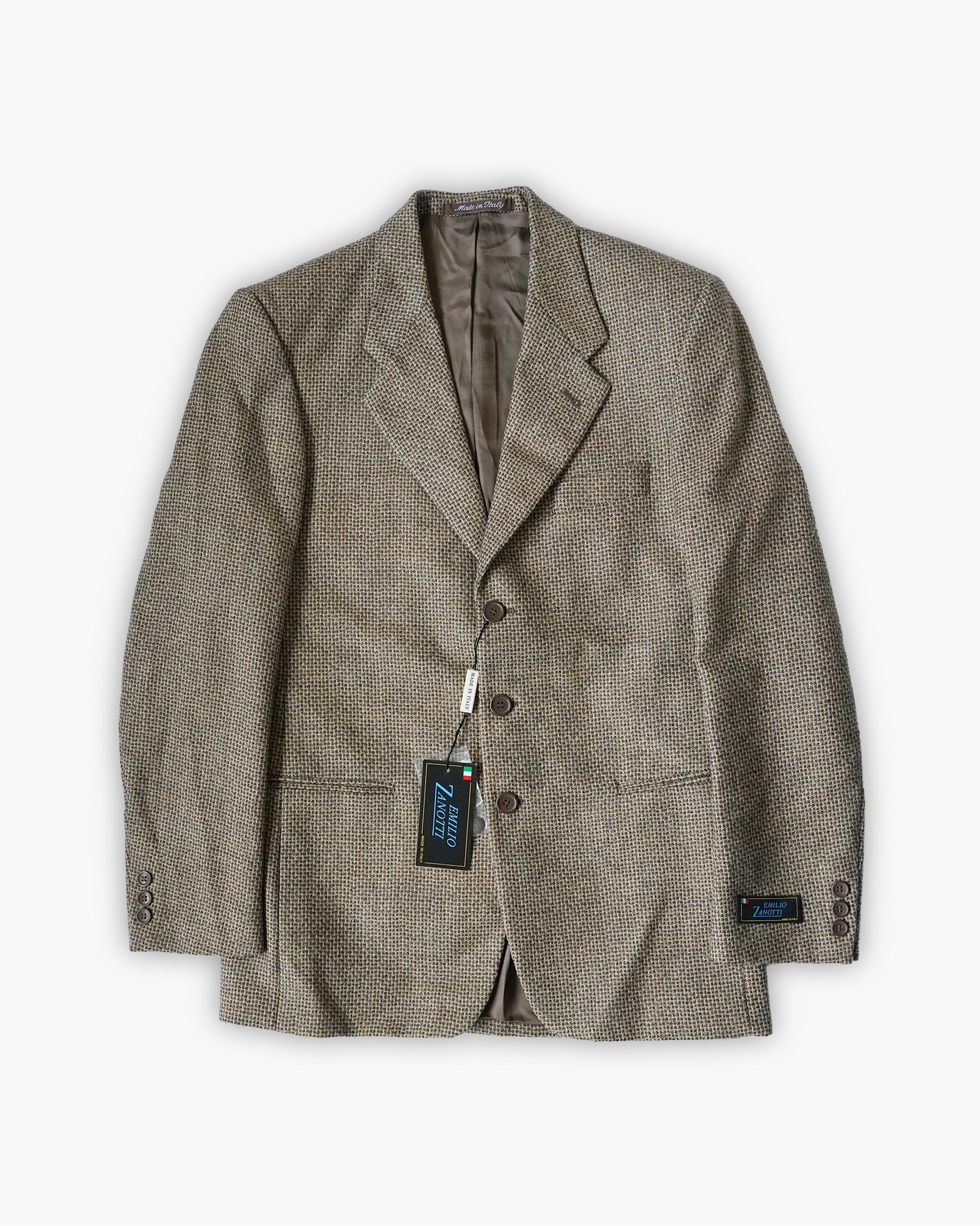 Classic Wool Tweed Tailored Jacket