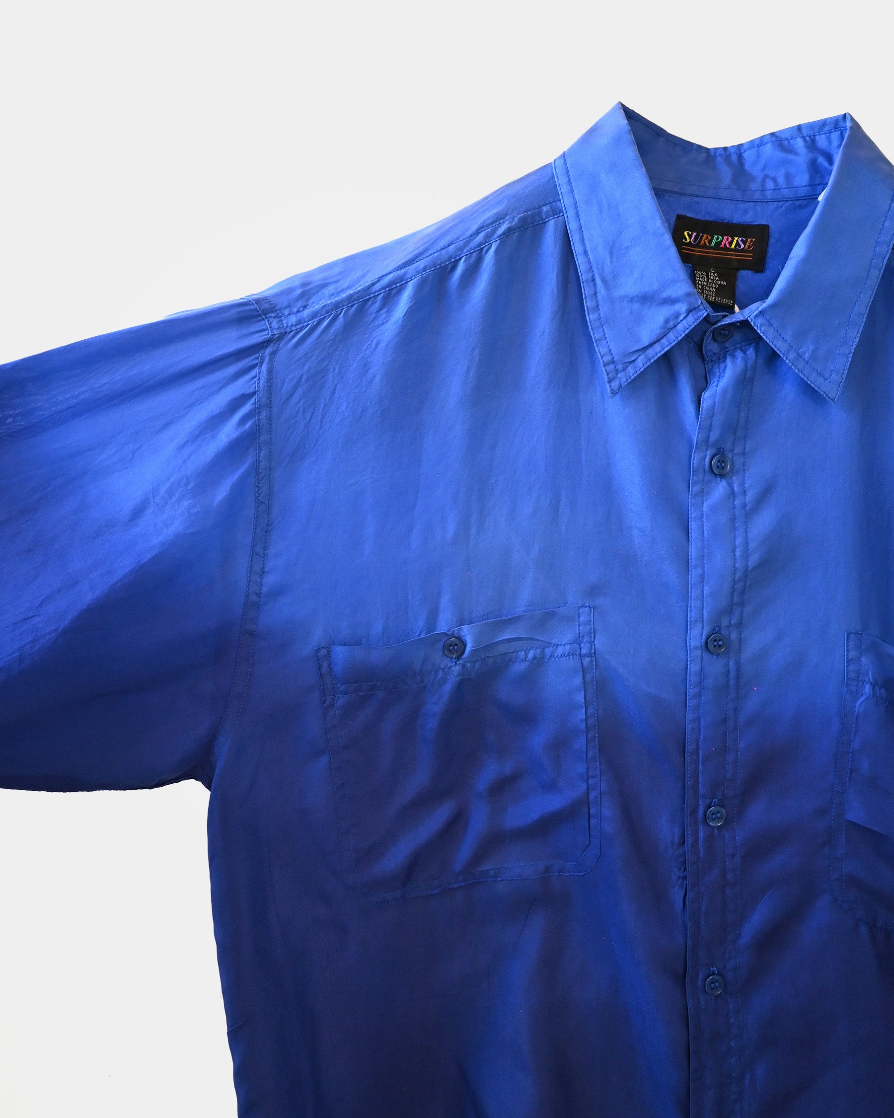 404irregular - Over-dyed Silk Shirt