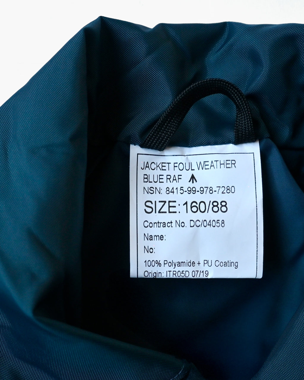 Polyamide Nylon Zip-up Jacket - Blue