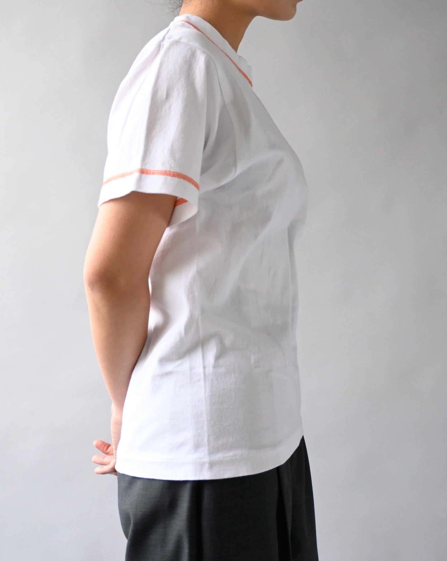 404 Orange Stitched S/S Tee