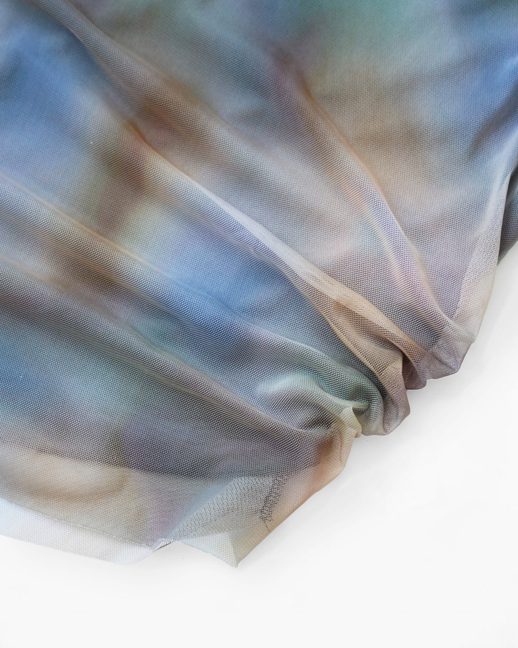 Asymmetric Mesh Sleeveless Top