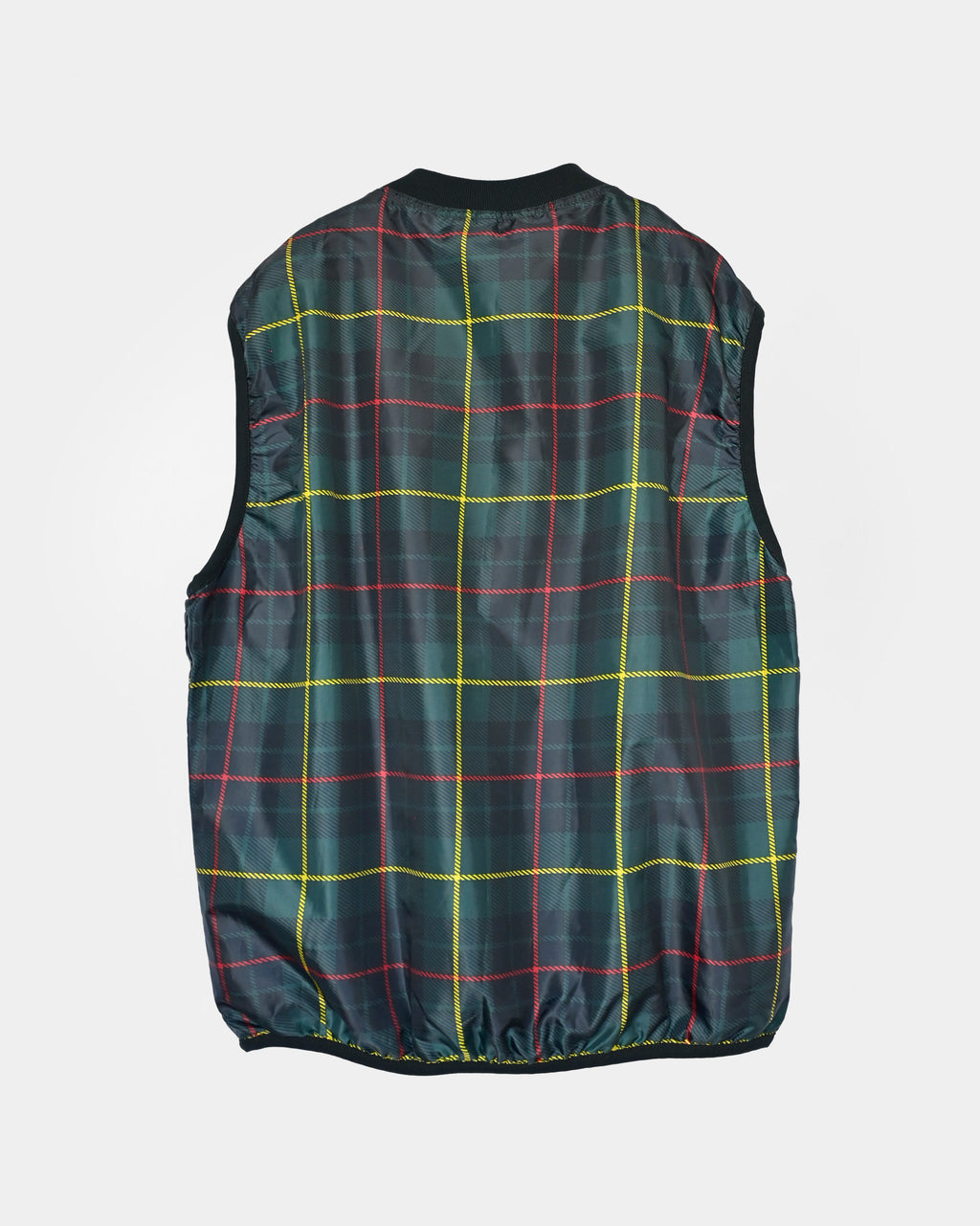 Nylon Plaid Vest