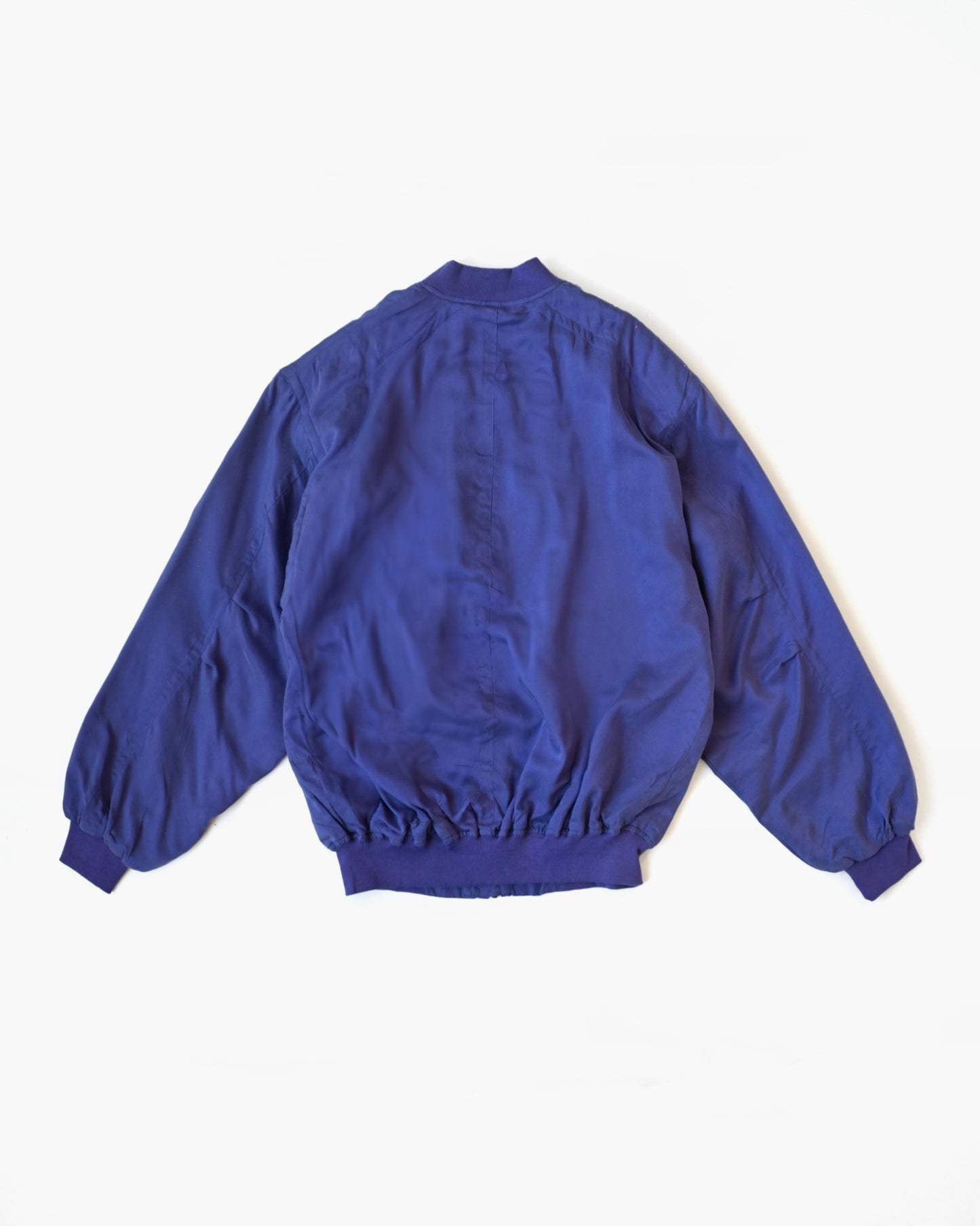 100% Silk Zip Up Jacket