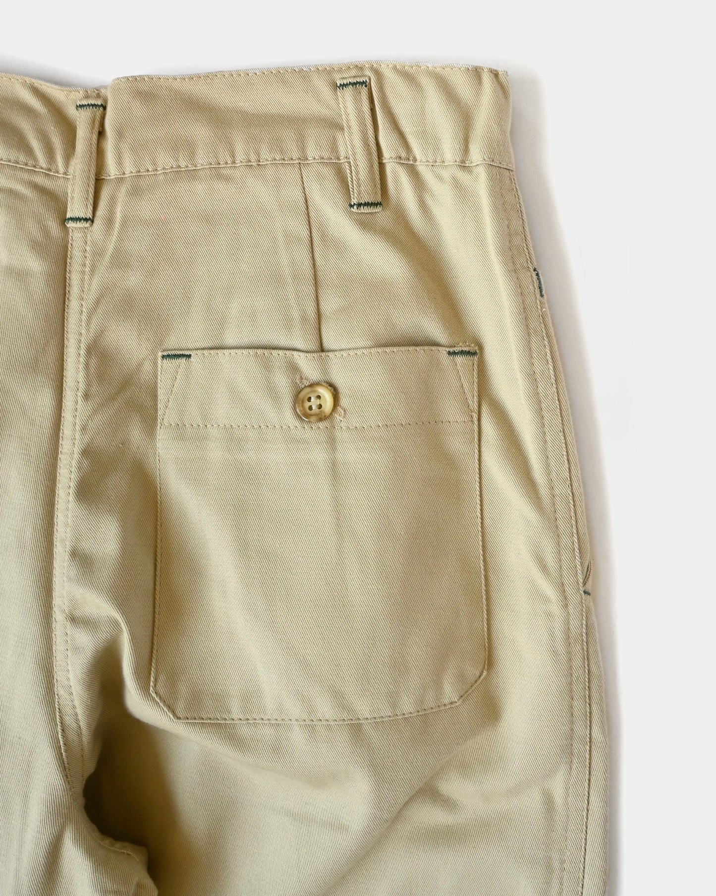 60'S Tuck Front Pants - Beige