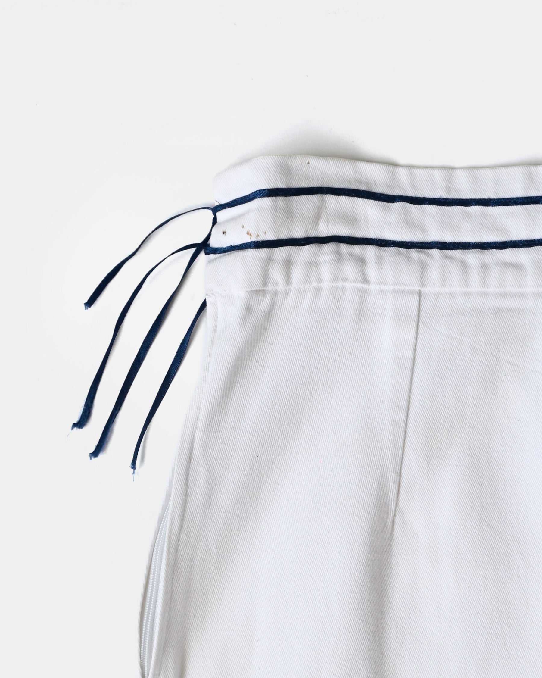White Flare Pants