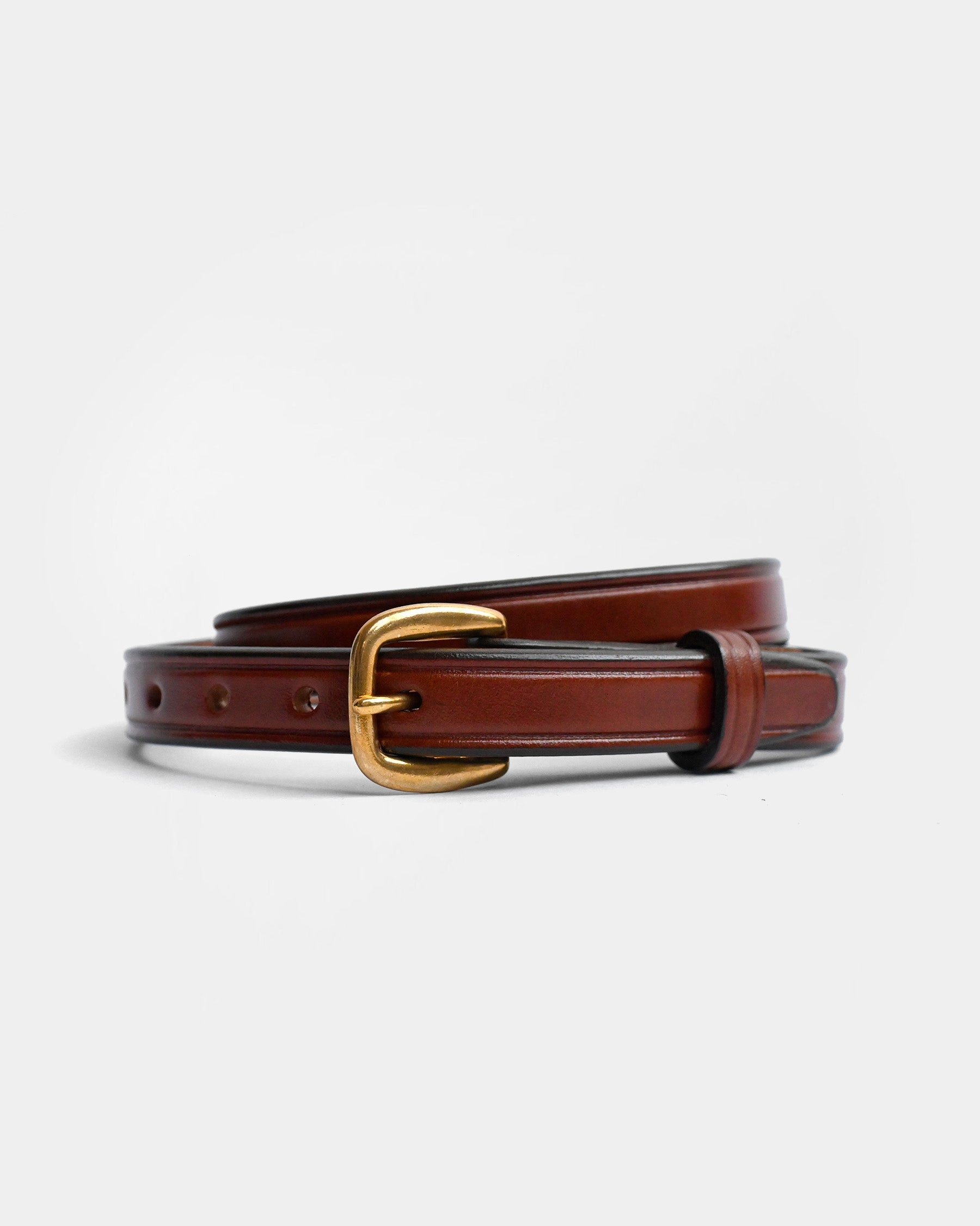 "TORY Leather" Leather Belt - Light Brown