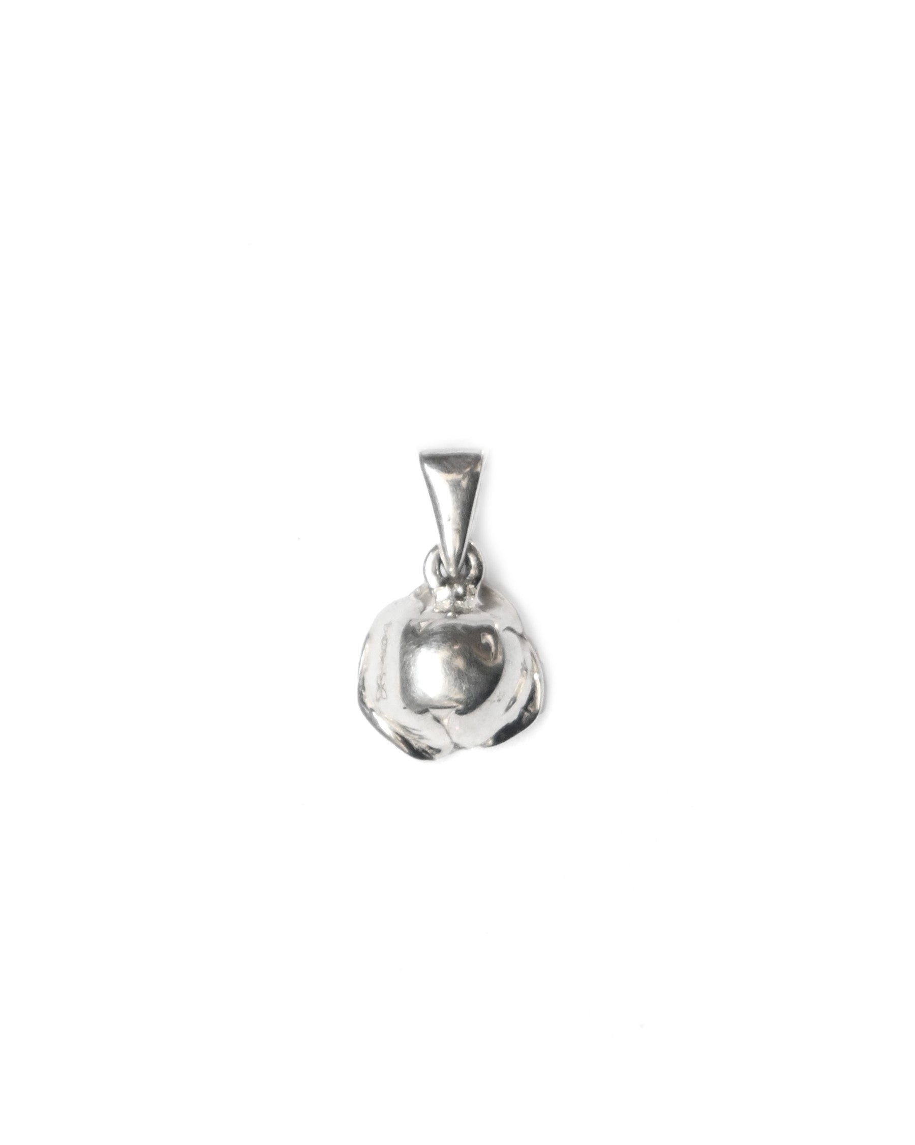 Valentine x 404 Baby Rose Charm - Silver