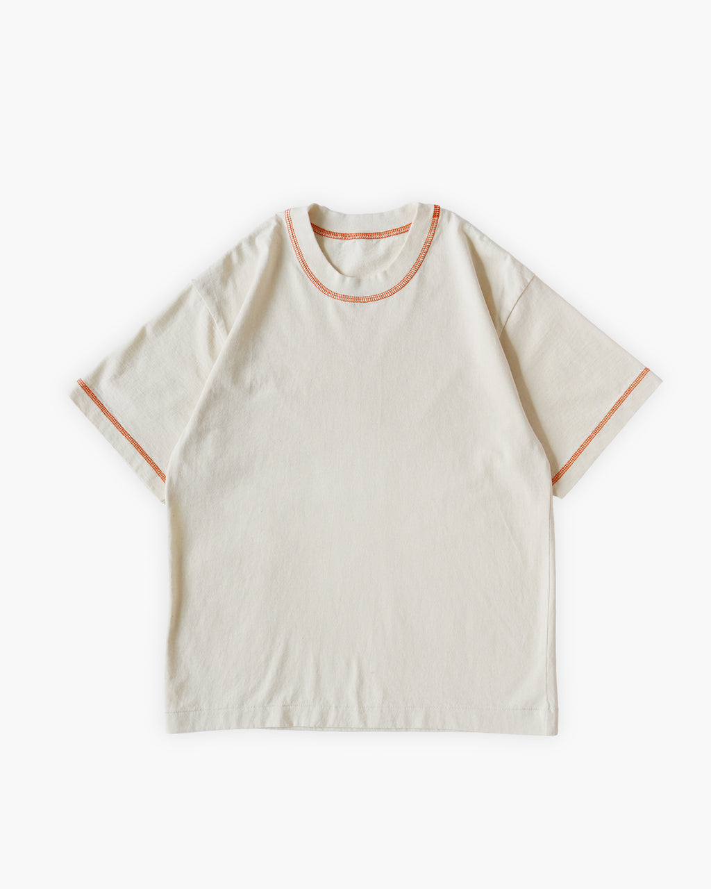 404 Stitched S/S Soft Tee - Ecru