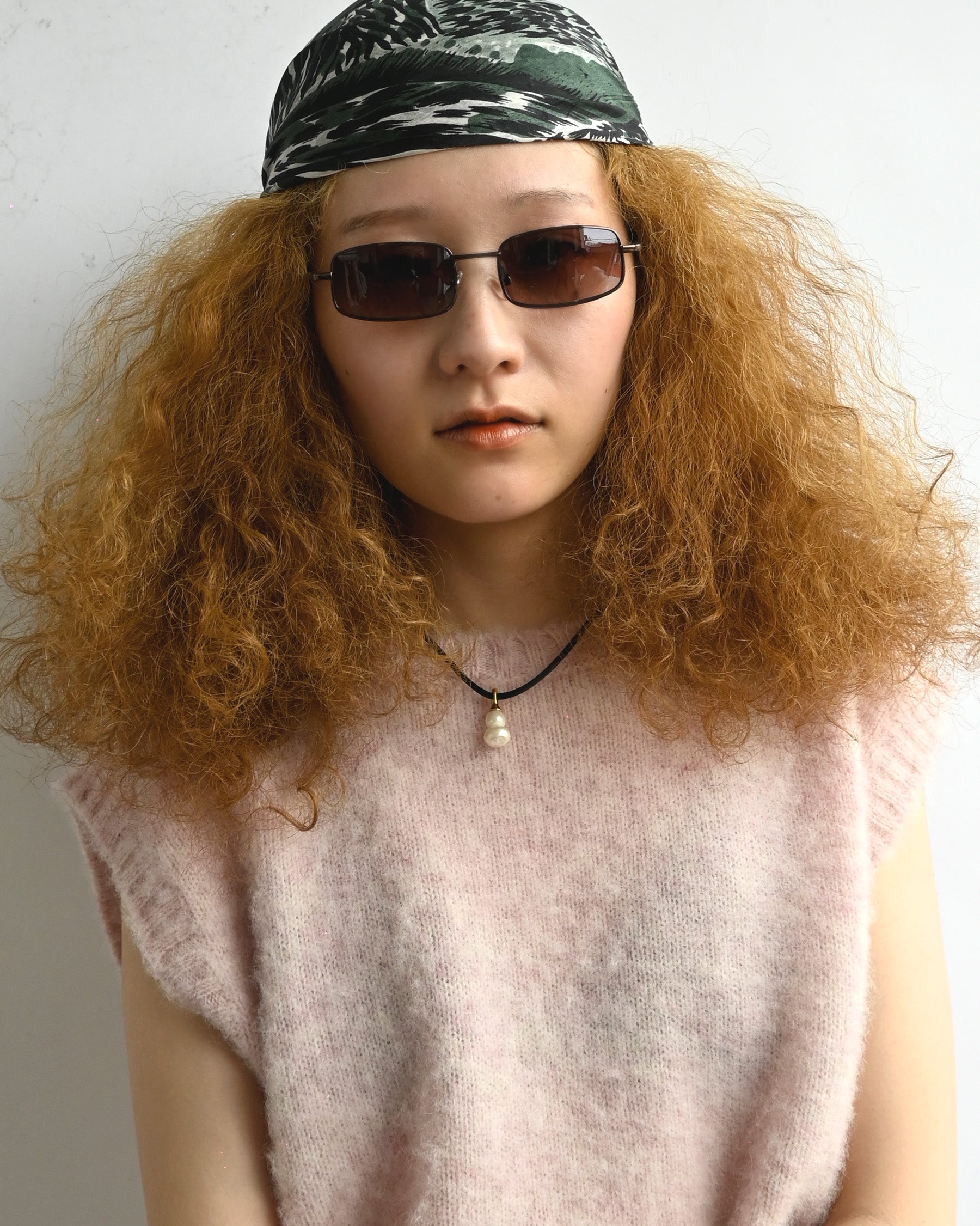 NOS 90s Narrow Bronze Rectangle Sunglasses