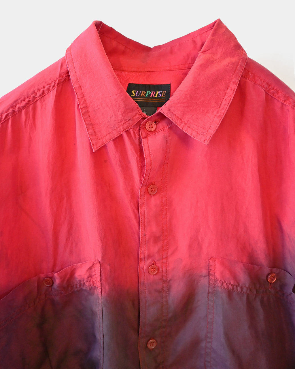 404irregular - Over-dyed Silk Shirt