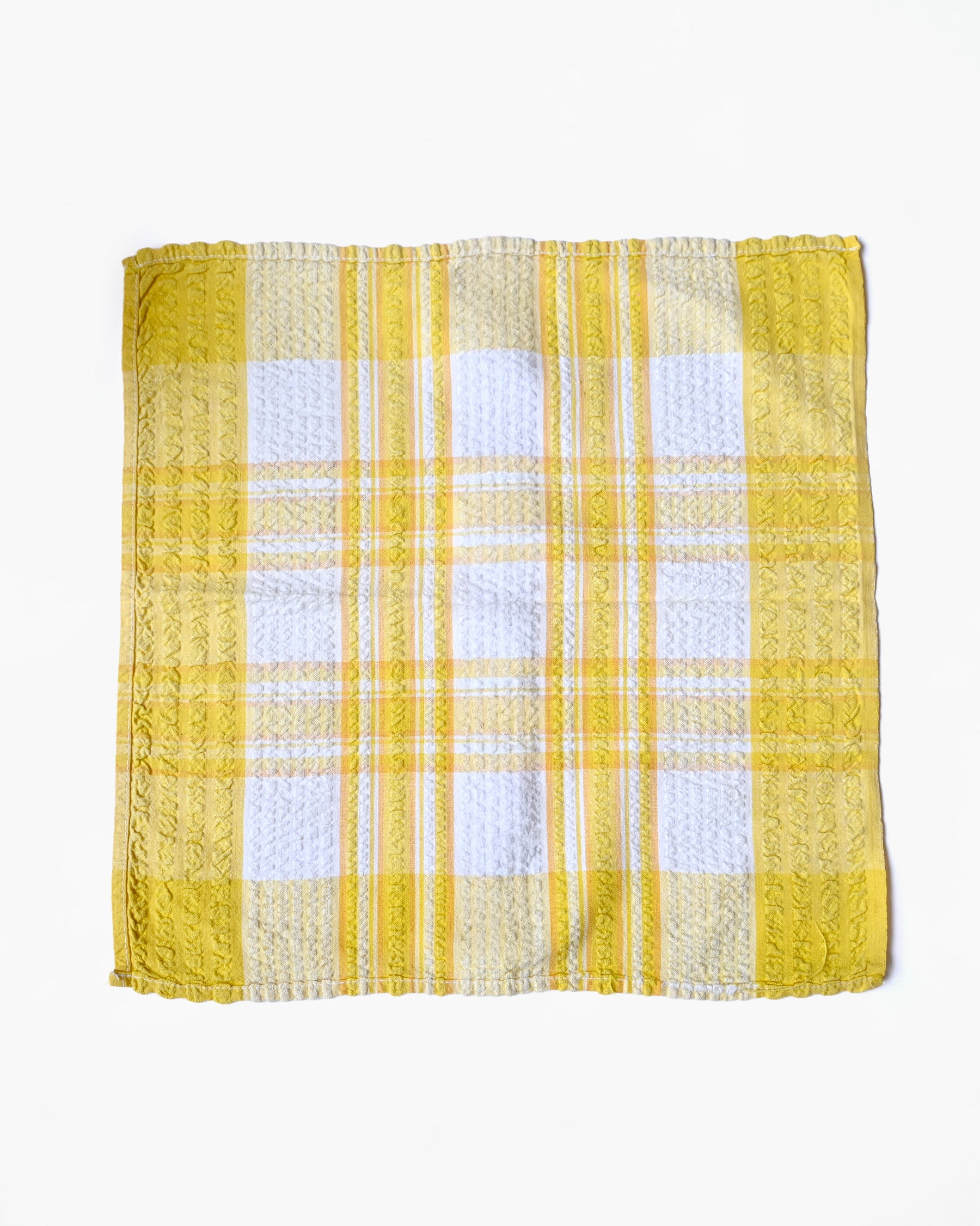 Plaid Waffle Texture Kitchen Towel