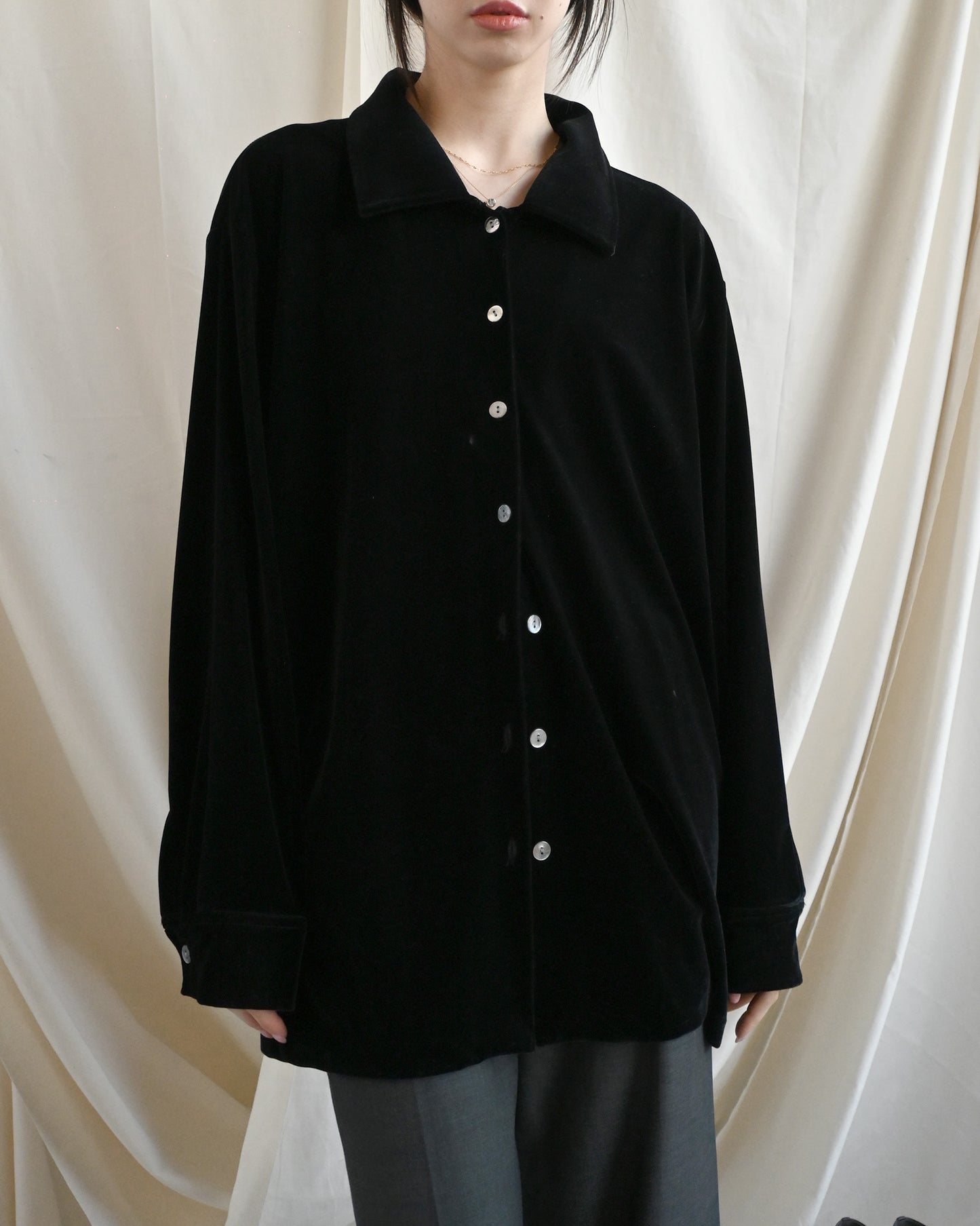 Velour Long Shirt