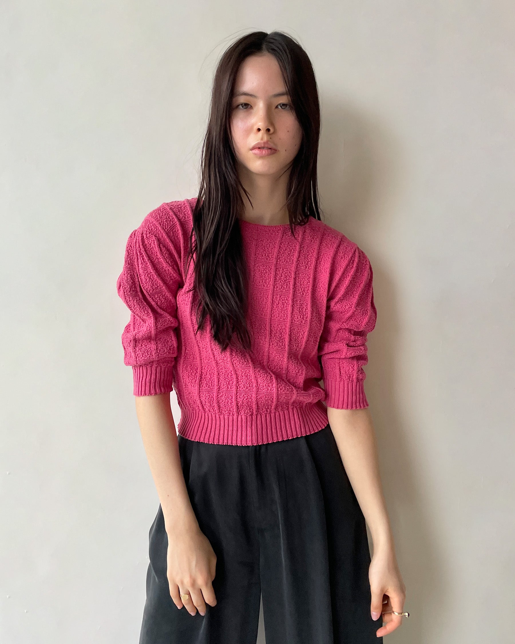 Cotton Sweater - Pink