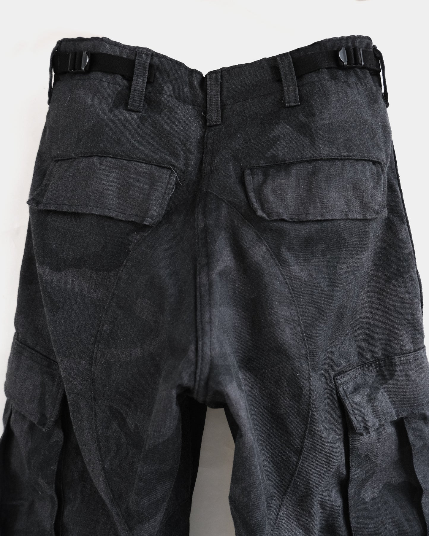 Over-Dyed Cotton x Poly 6 Pockets Pants Camo
