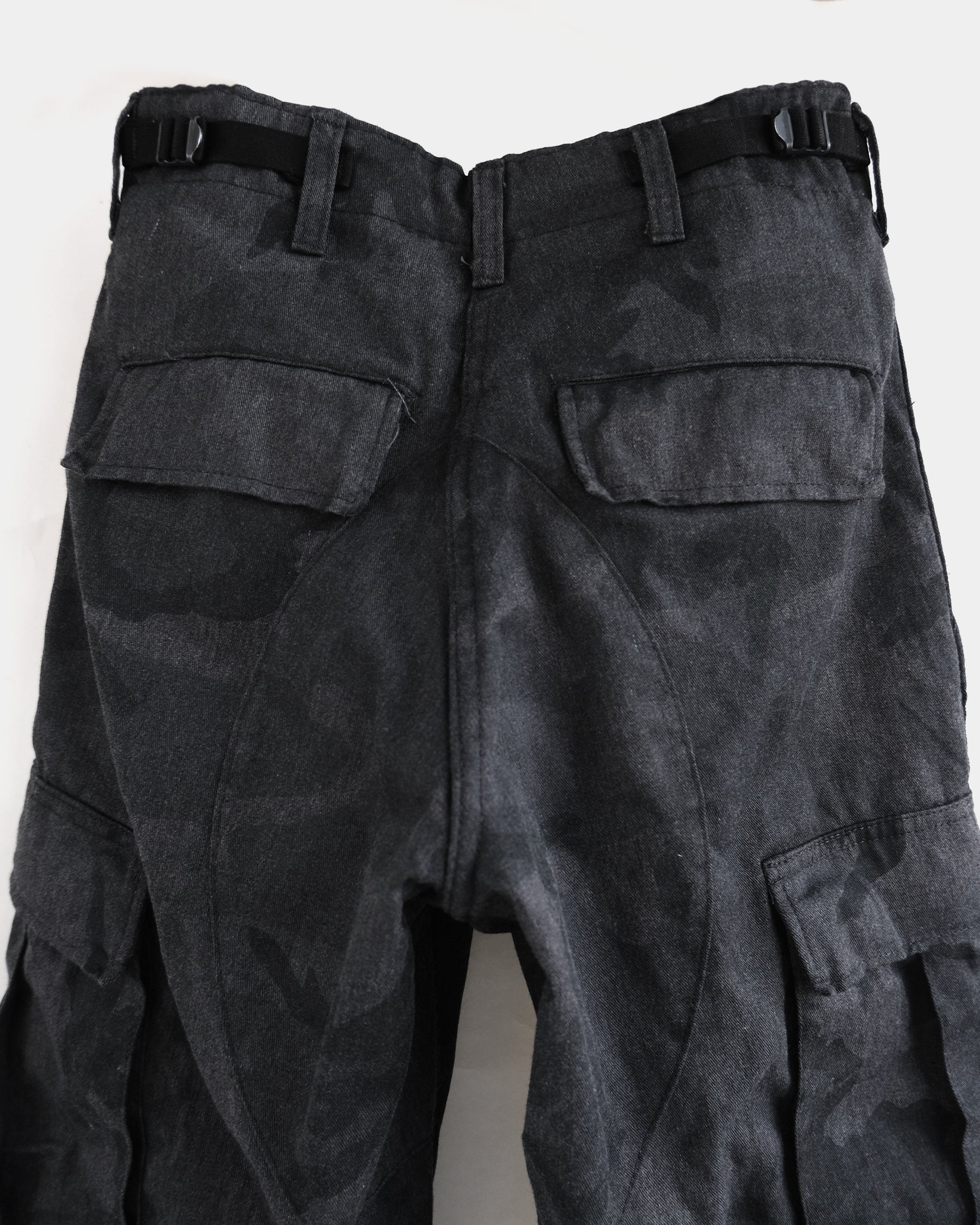 Over-Dyed Cotton x Poly 6 Pockets Pants Camo