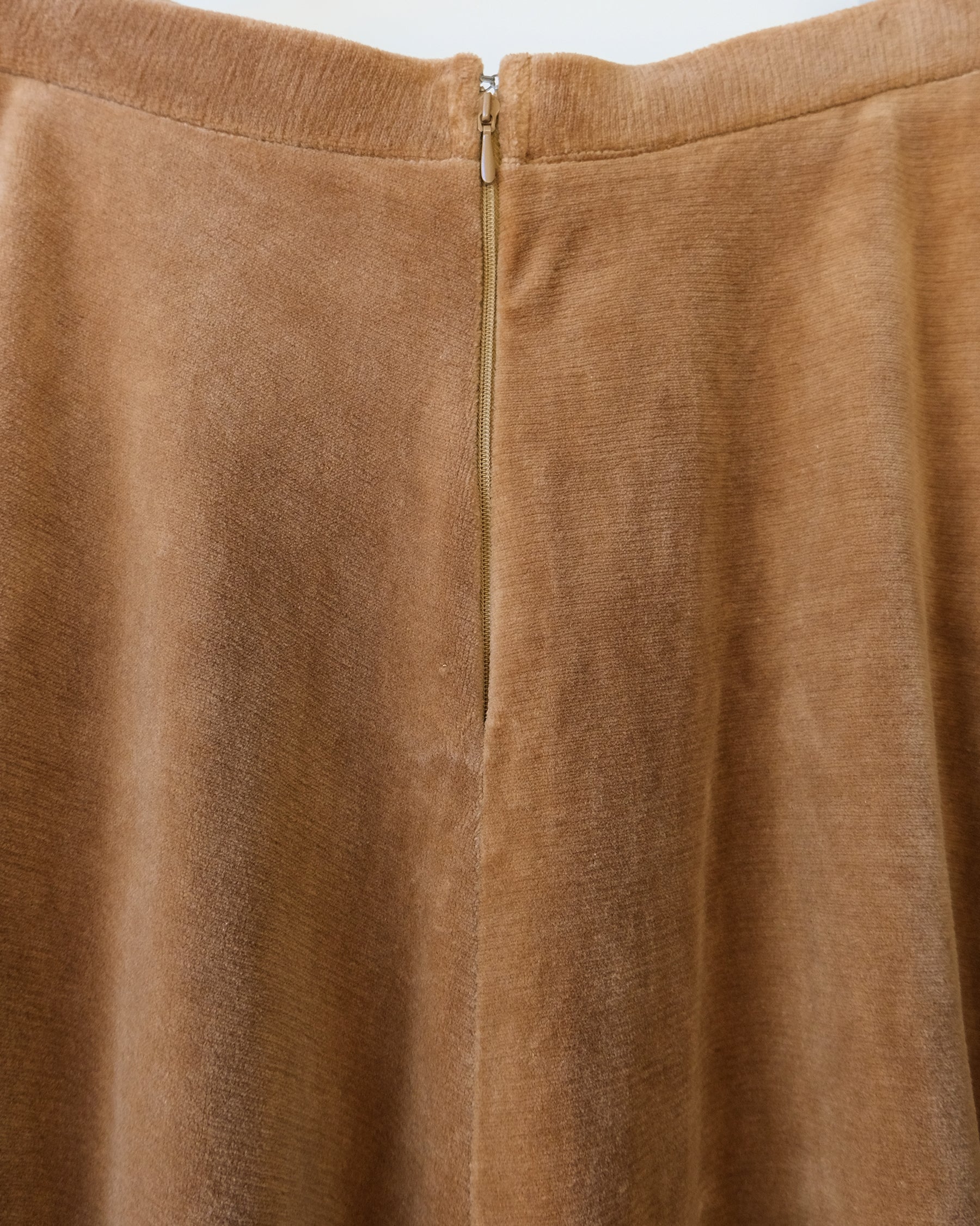 Velour Skirt - Brown
