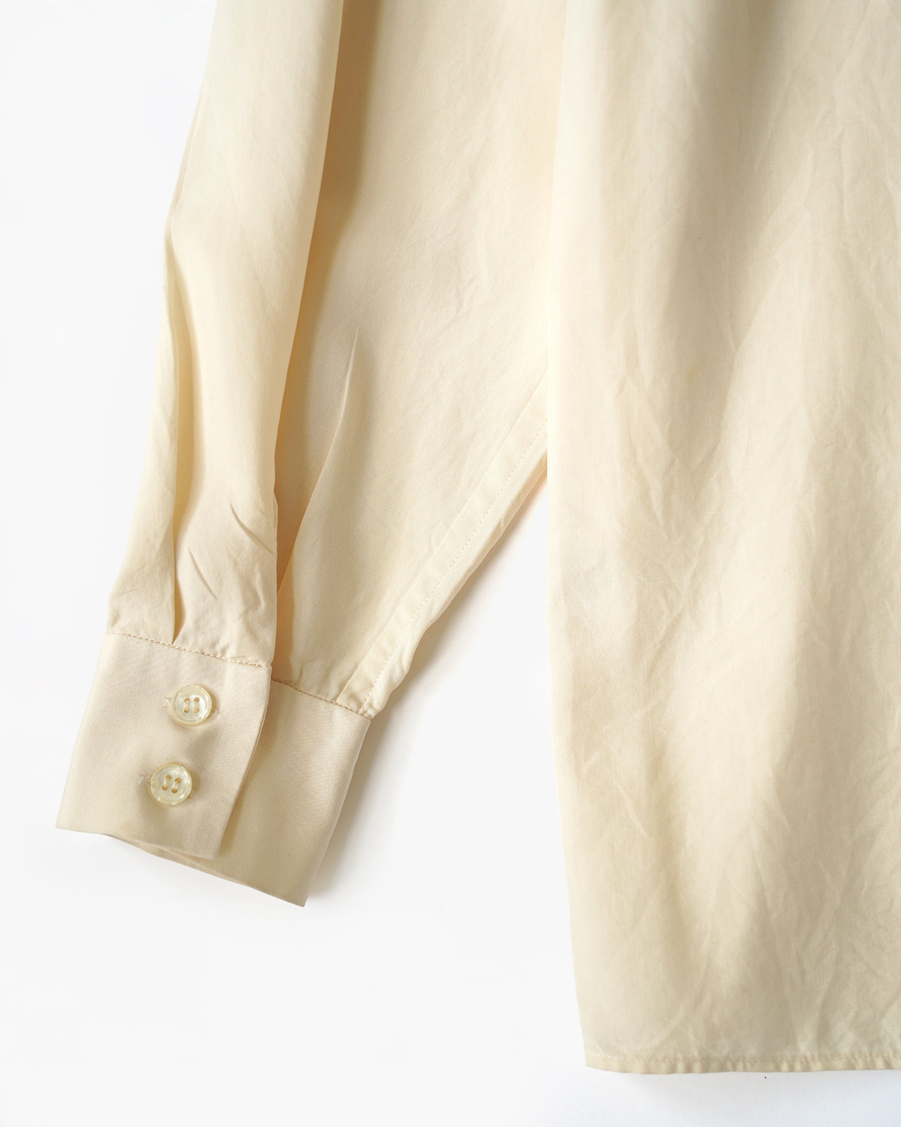 Pintuck Blouse with Stand Collar
