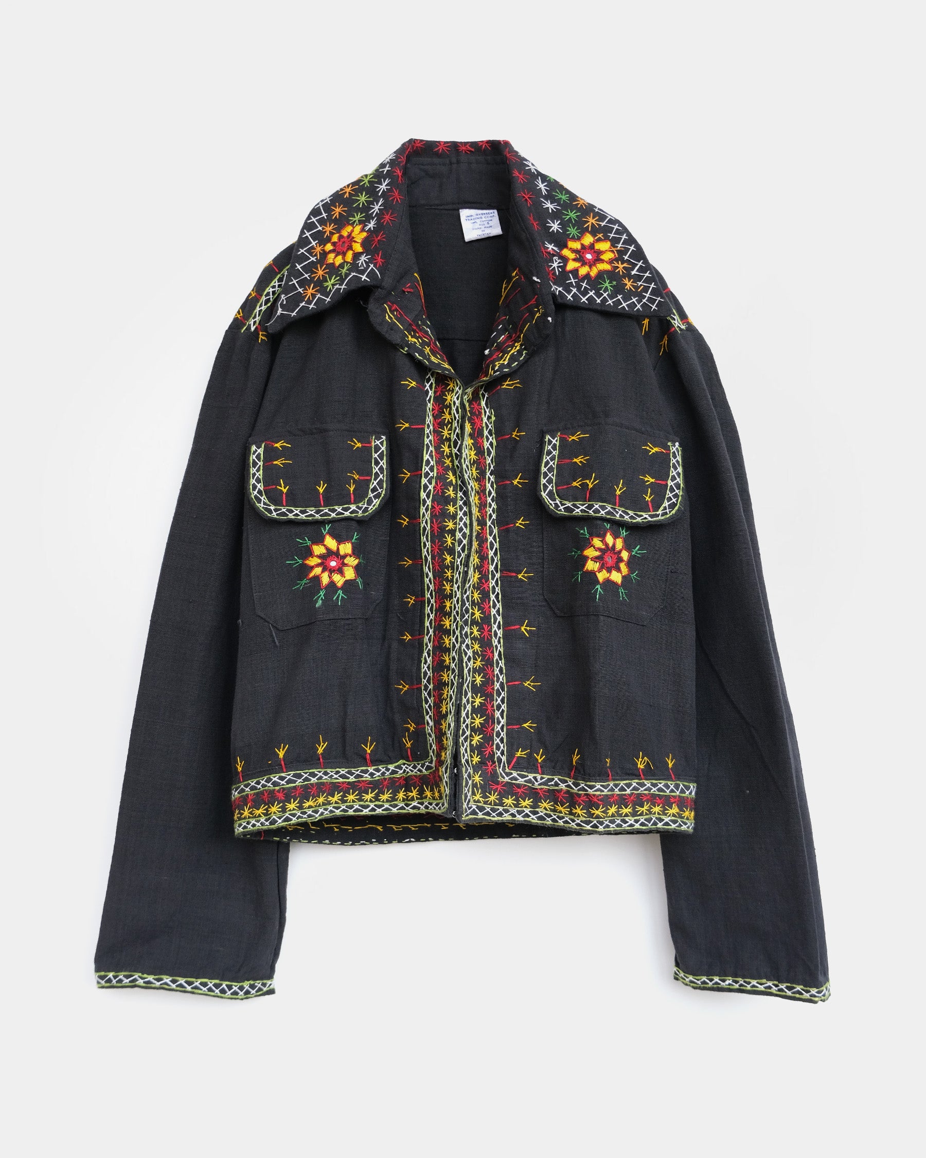 70'S Hand-Stitched Cotton Jacket
