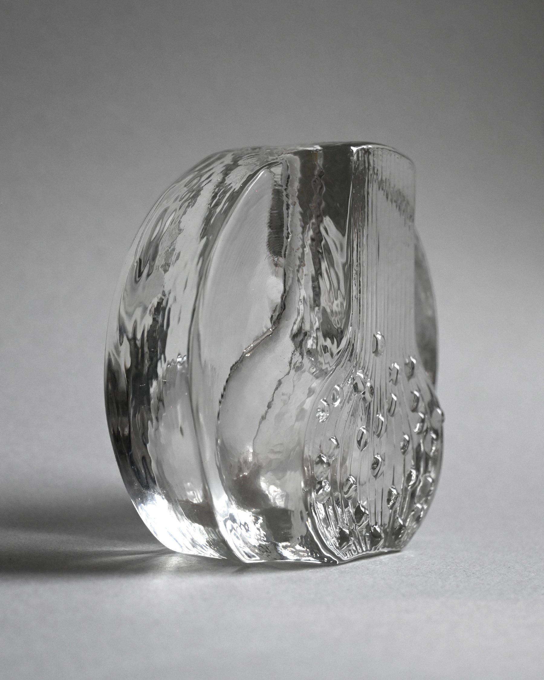 60s Walther Glas Small Round Glass Vase
