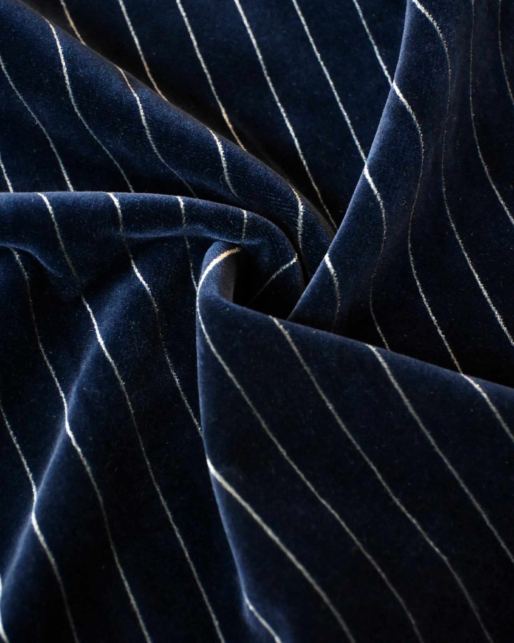 Velour Striped Mini Wrap Skirt