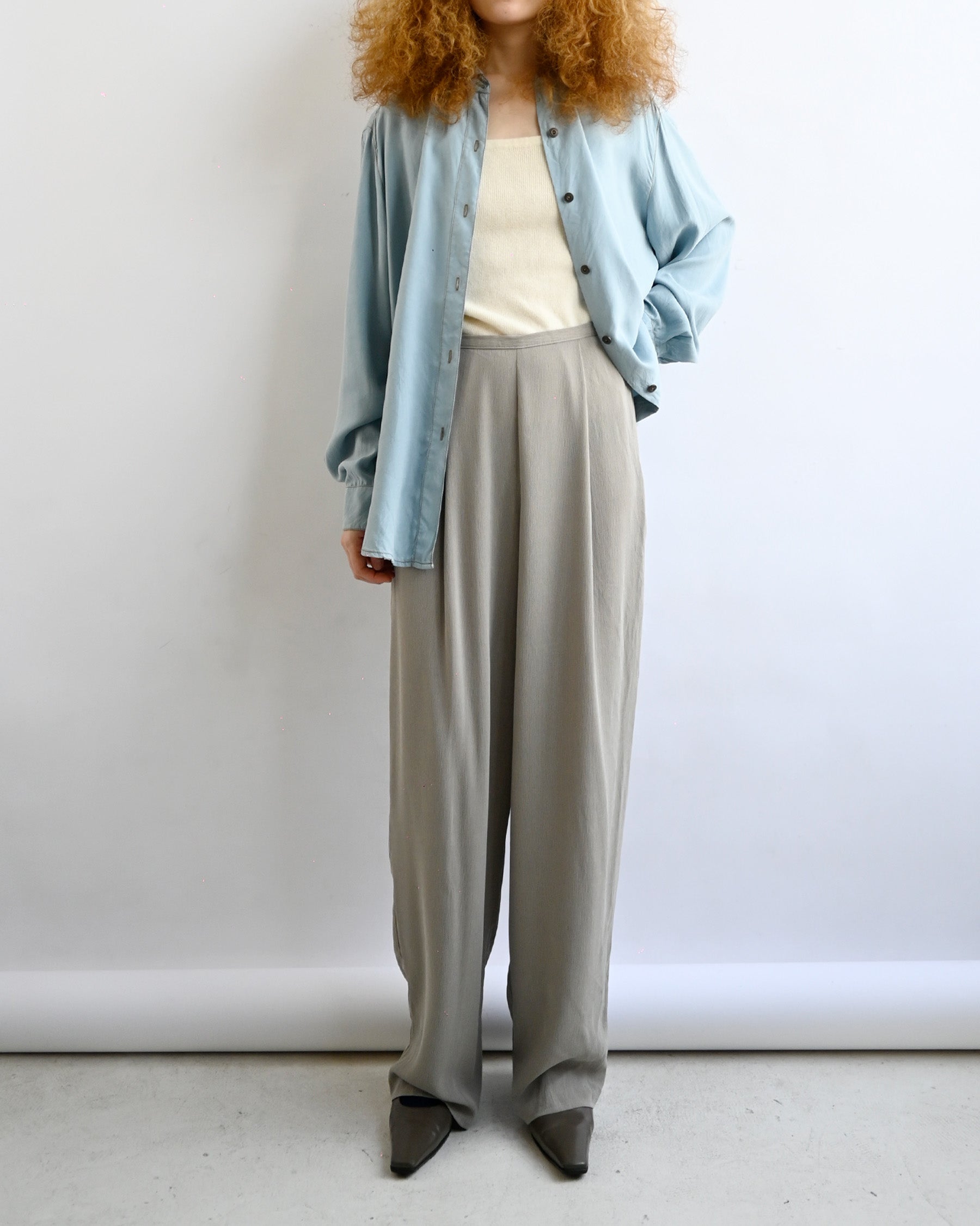 Wide Trousers Made in UK
