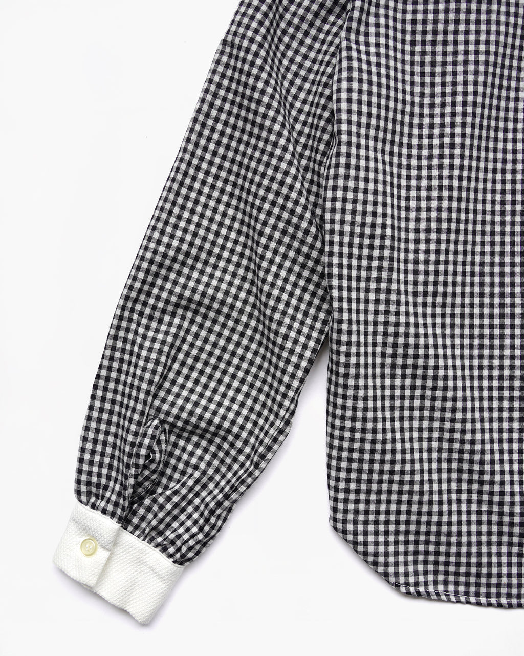 Black & White Gingham Check Shirt