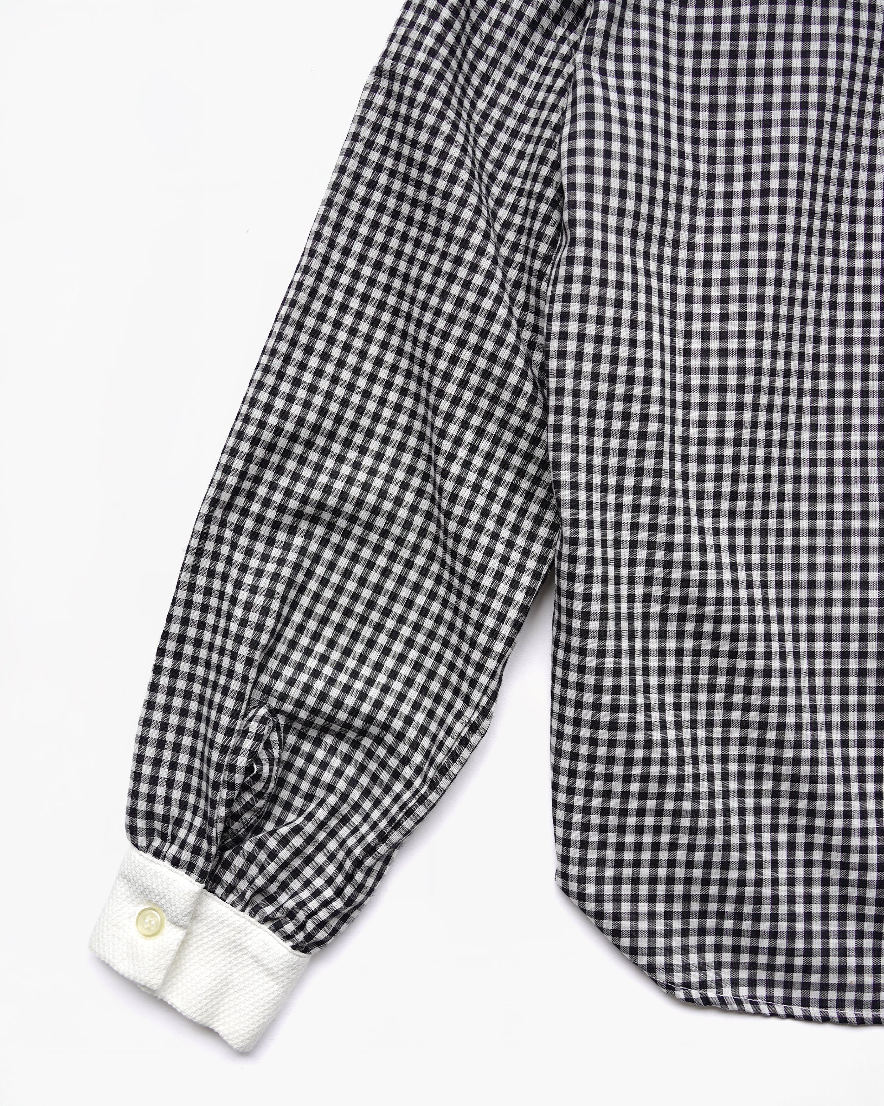 Black & White Gingham Check Shirt