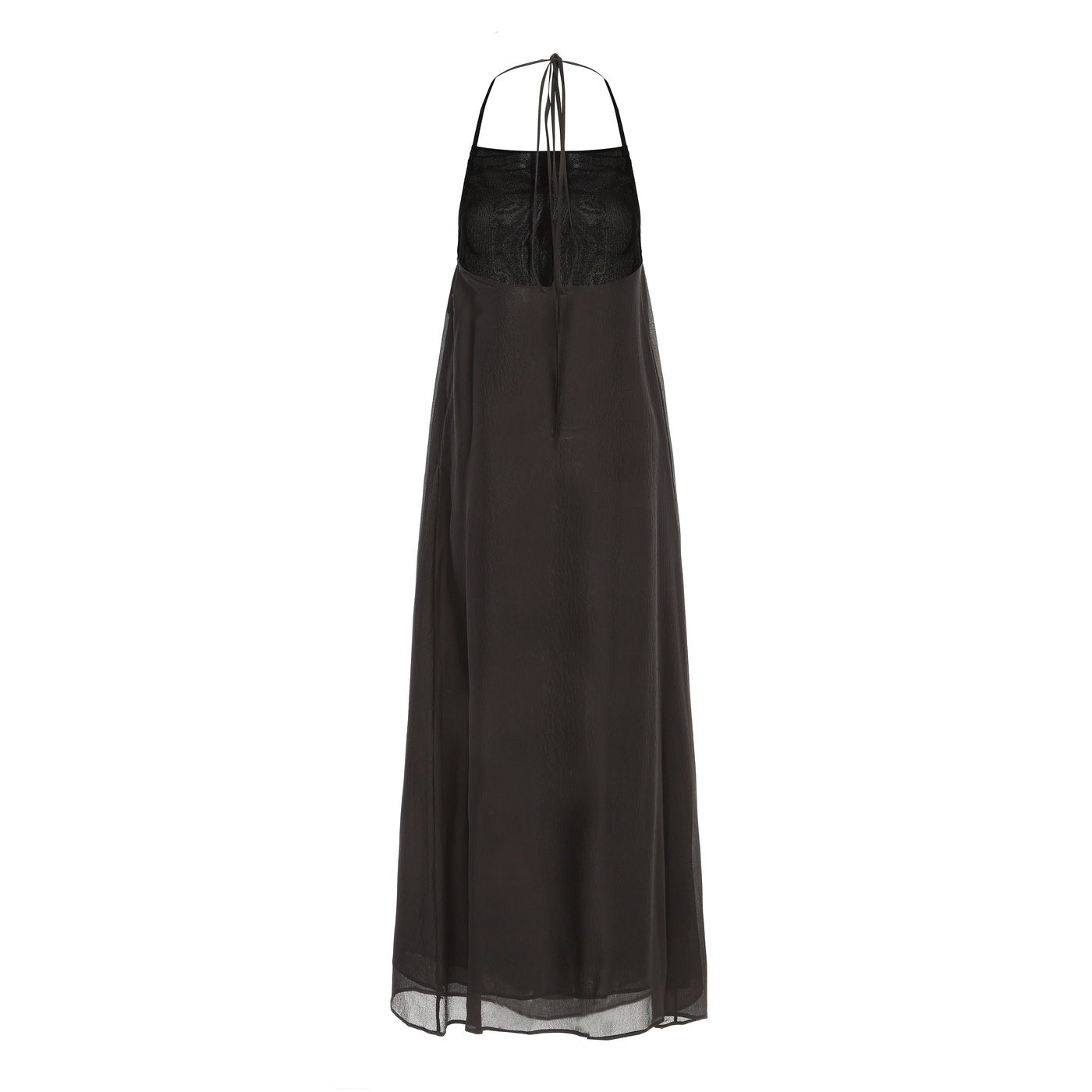 "RUOHAN" JET BLACK LENA DRESS