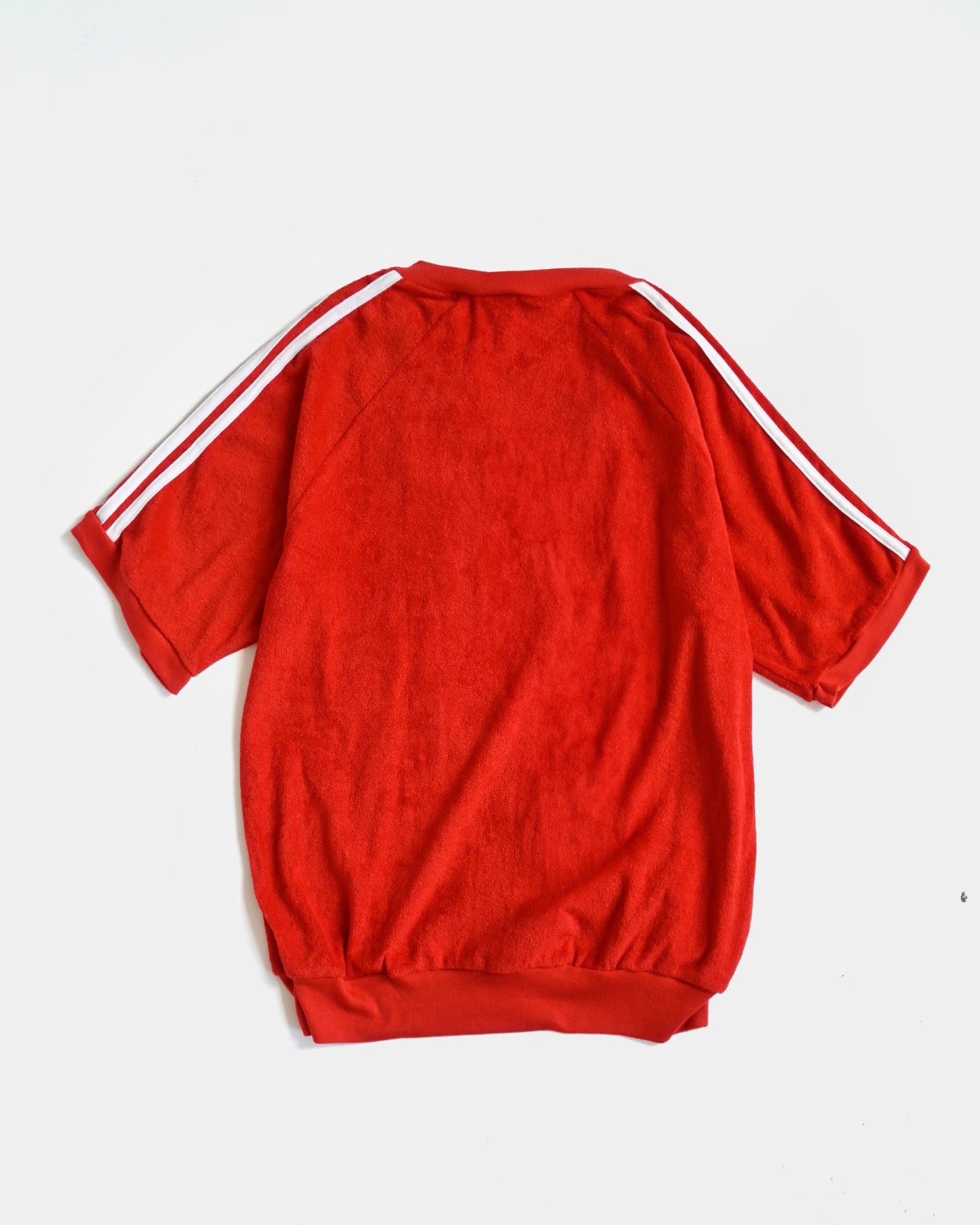 70S Cotton Pile Top - Red