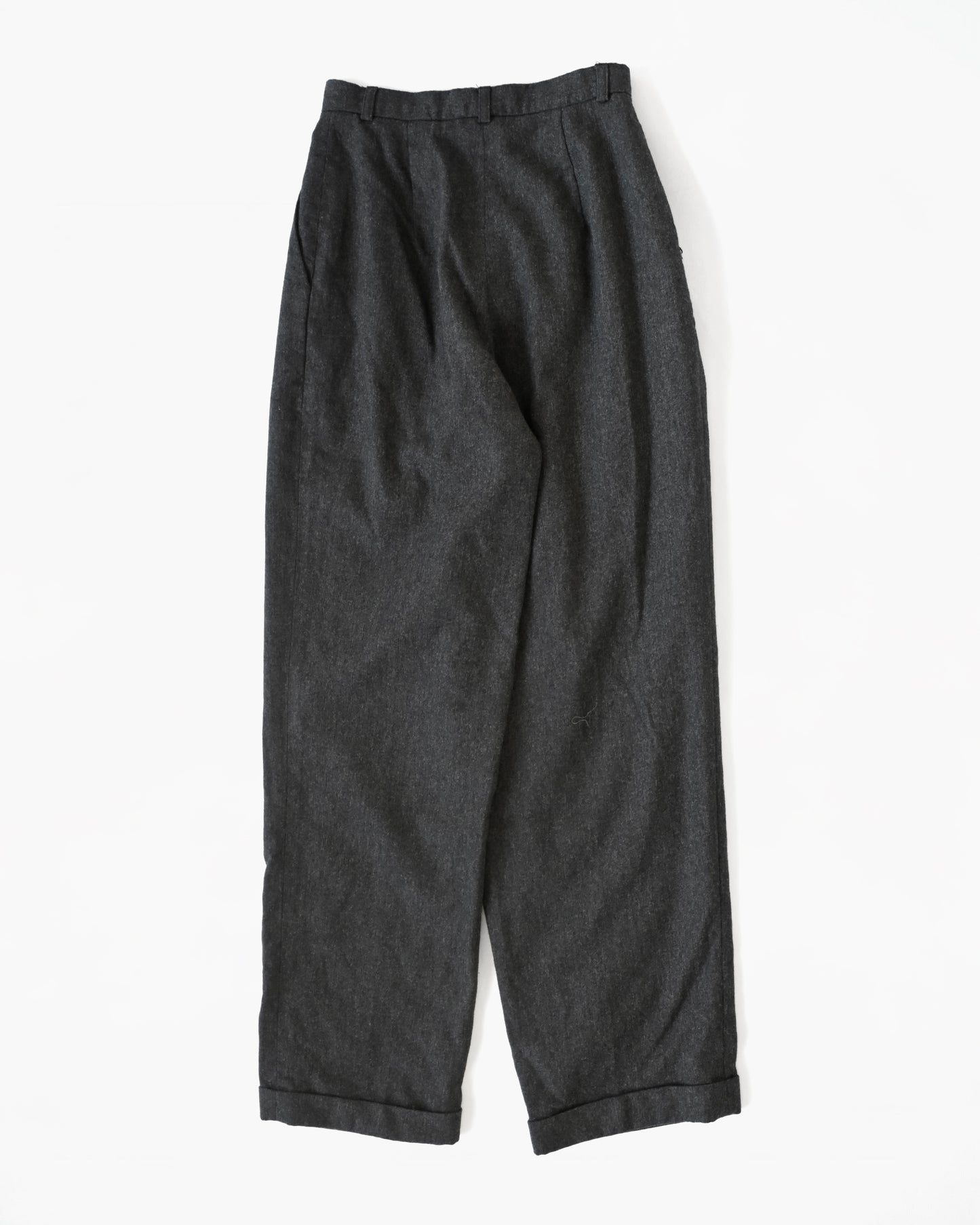 Wool x Cashmere Grey Trousers