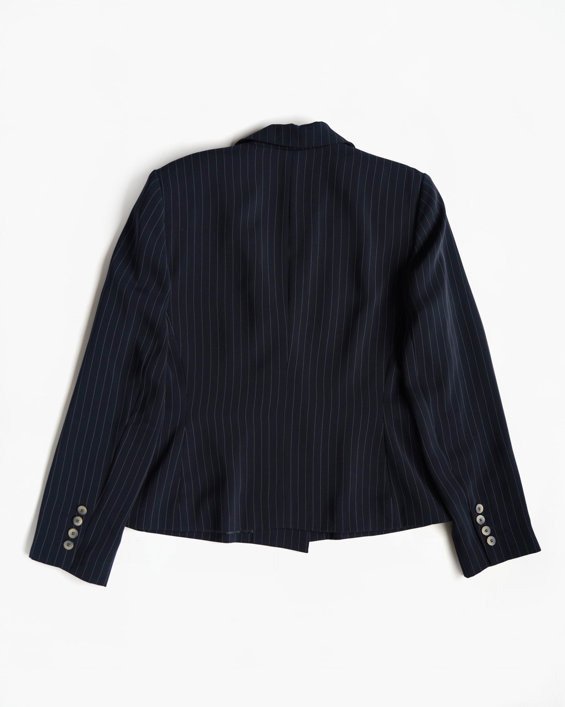 Pinstripe Double-Breasted Jacket