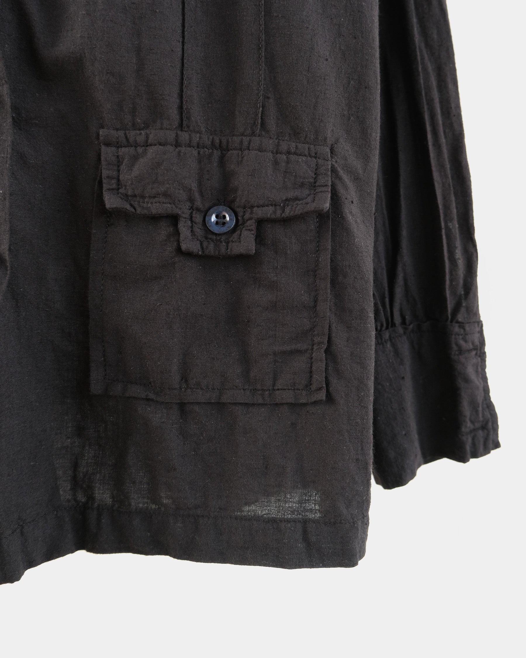 Over-Dyed Hand-Made Cotton L/S Shirt - India