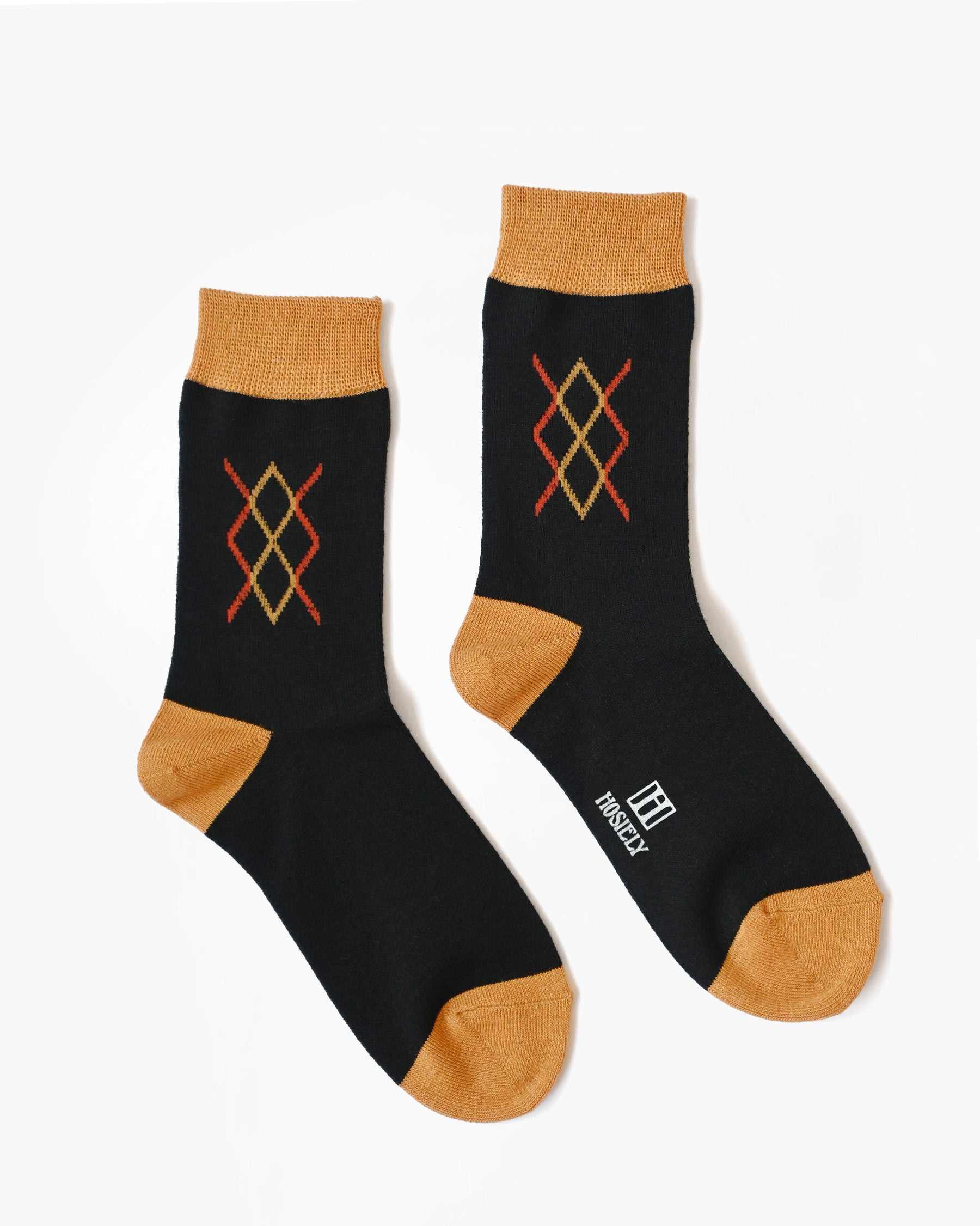Argyle Socks- Yellow