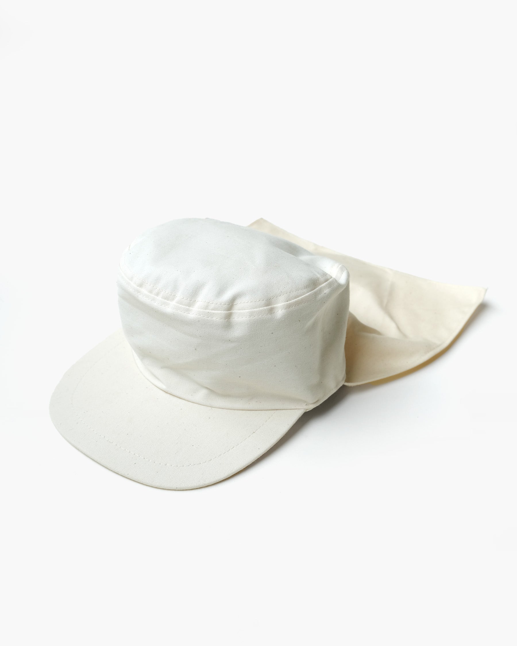 Canvas Cap w/ Neck Flap