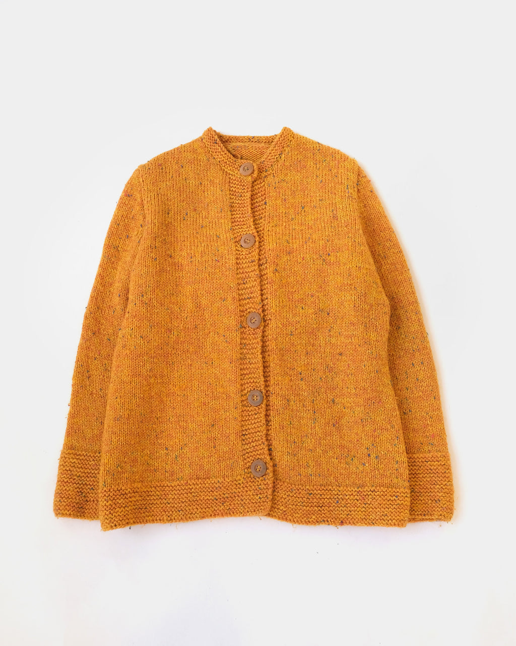 90s Nep Cardigan - Orange
