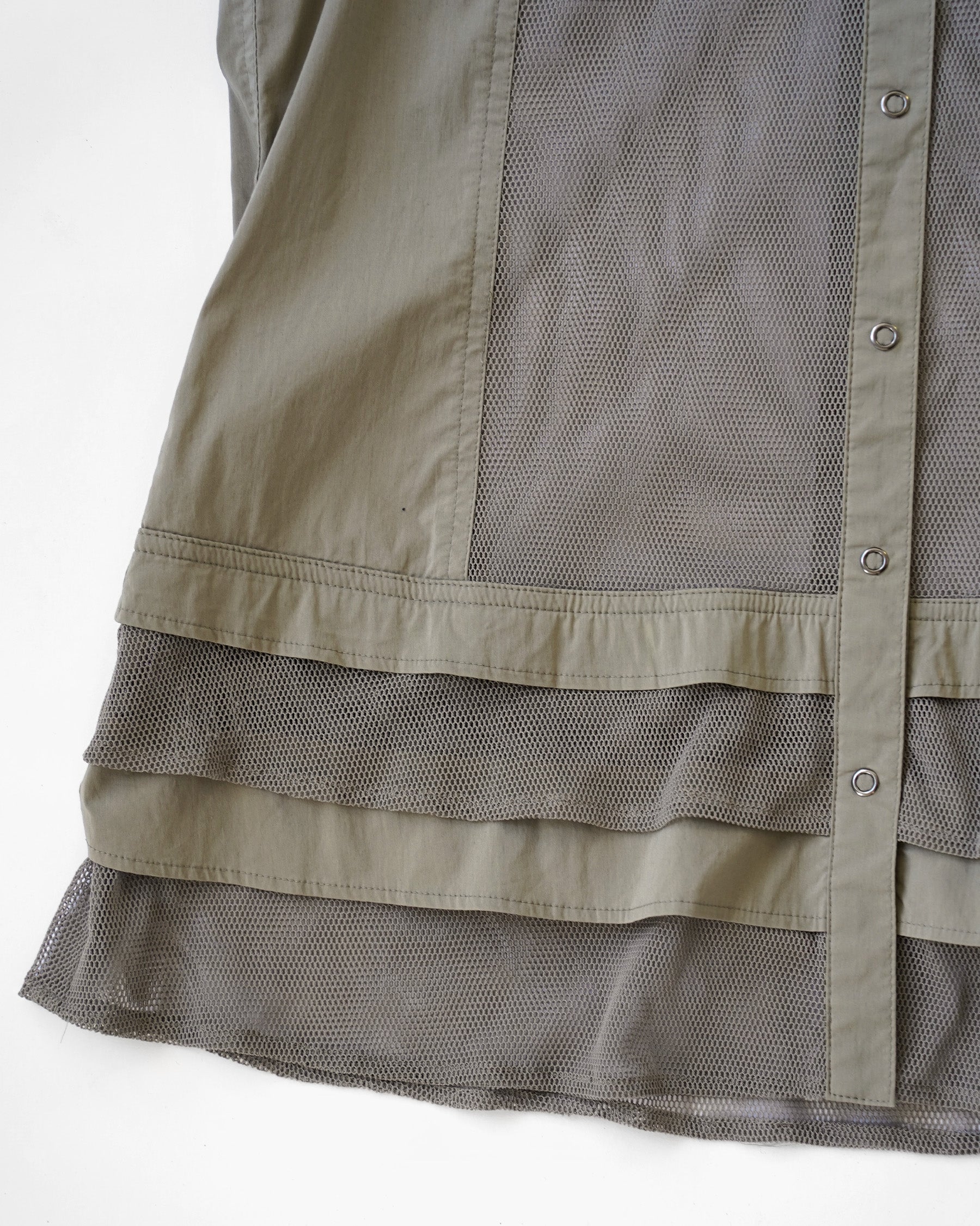 Sleeveless Mesh Hooded Vest