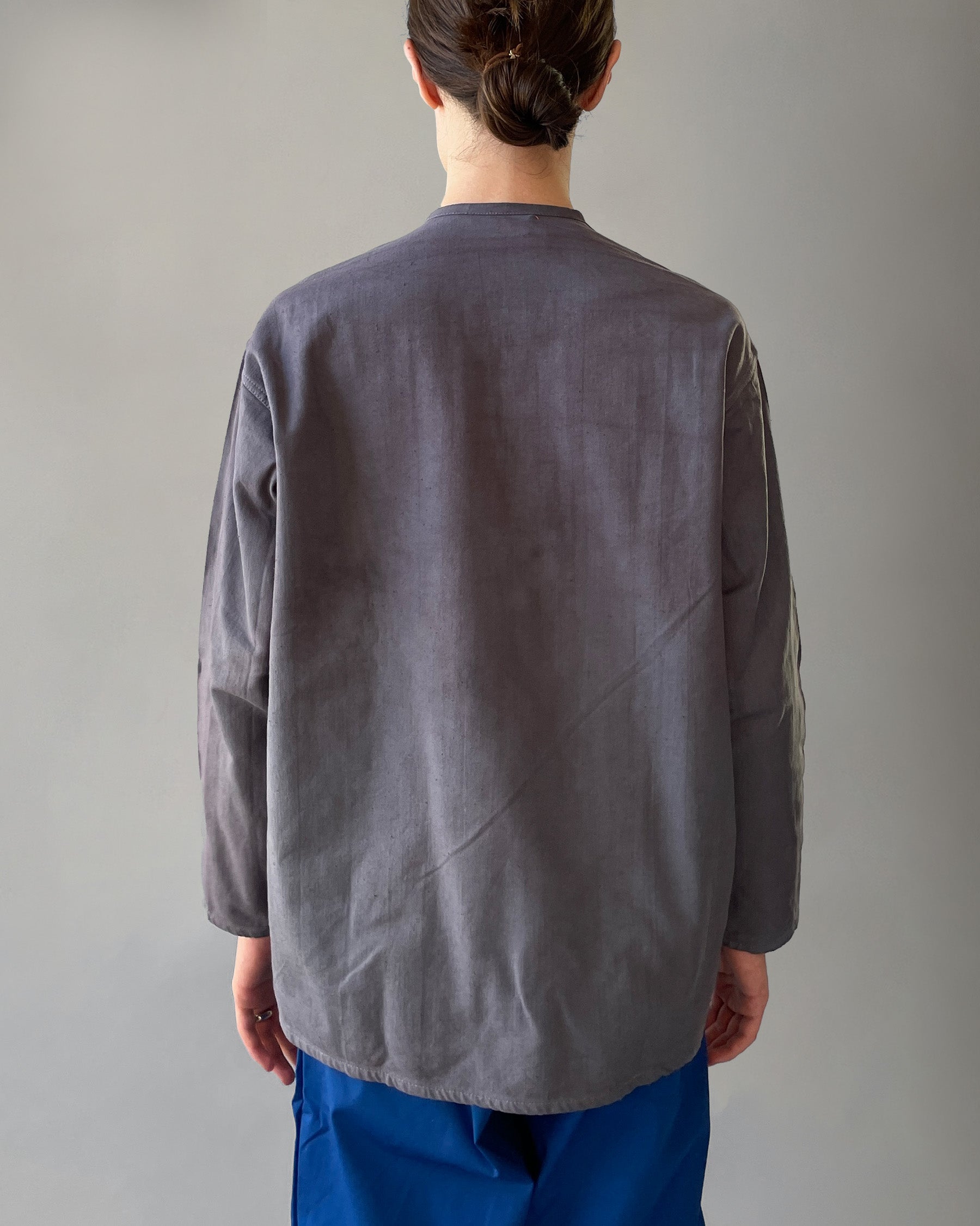 Over-dyed Russian Pullover - Grey