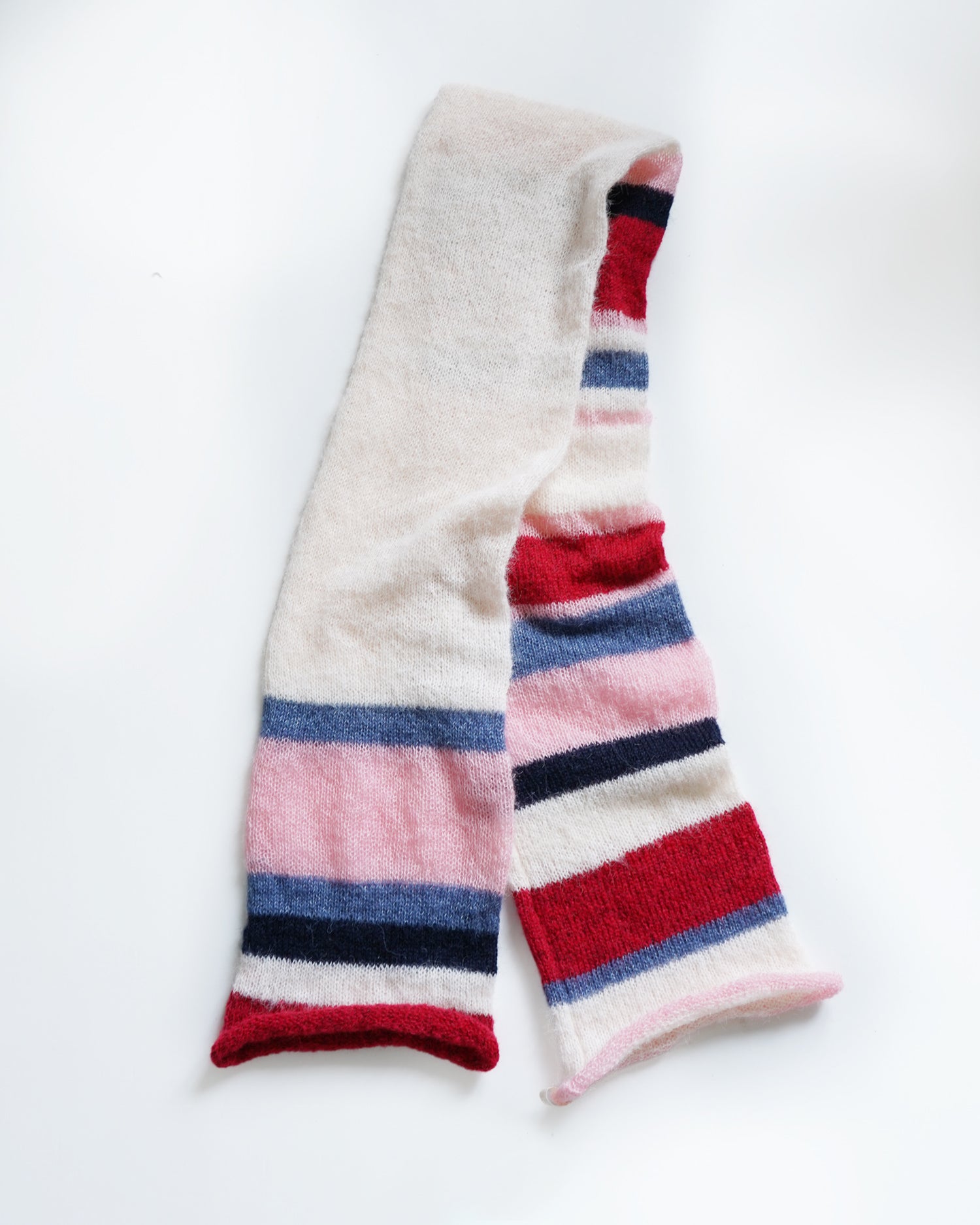 Alpaca Blend Handmade Scarf 05