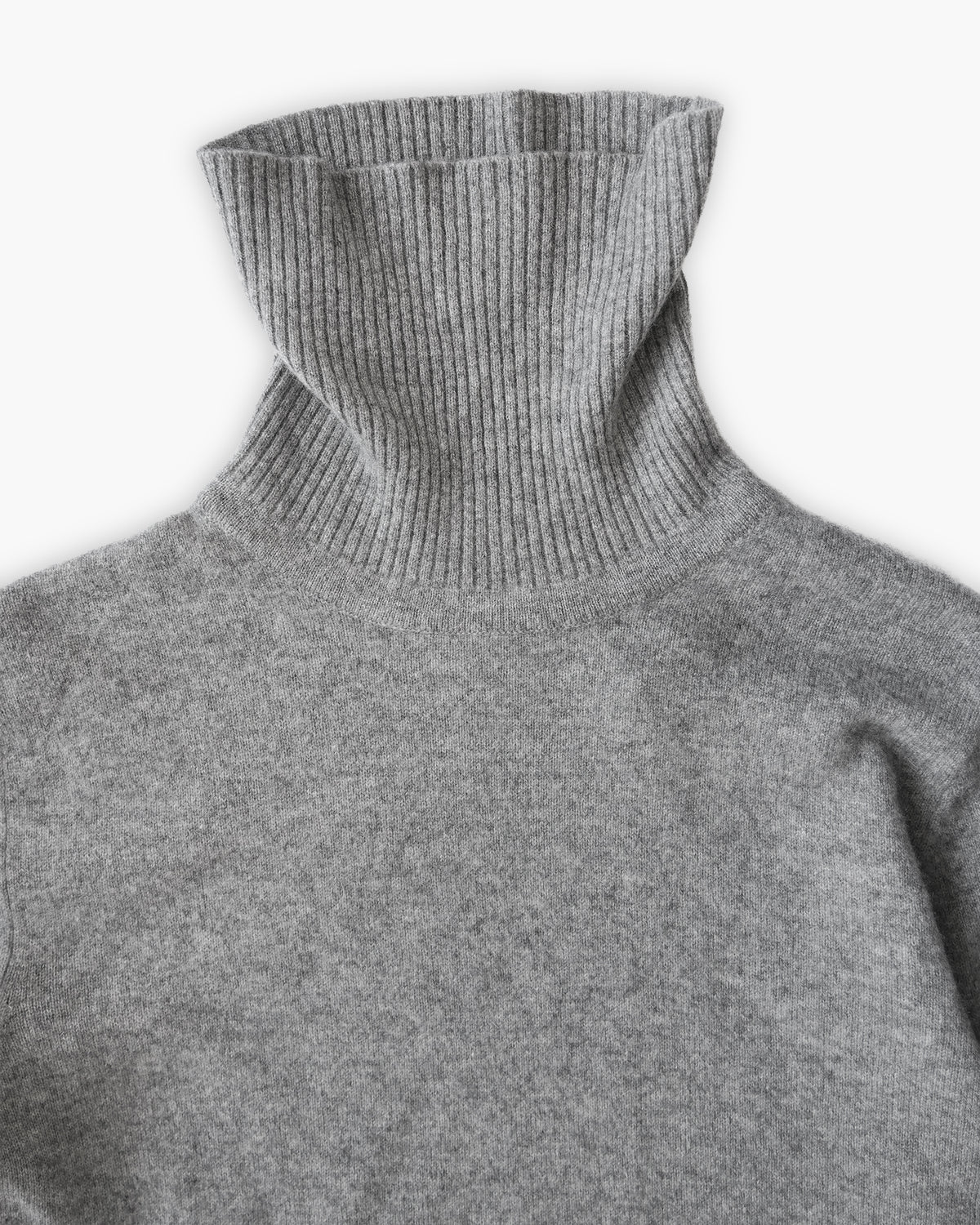 Cashmere Turtleneck Knit Sweater