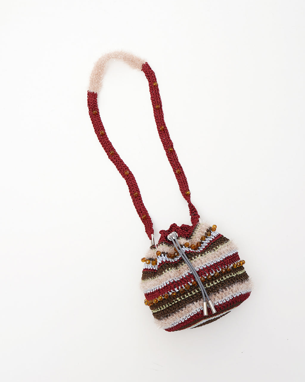 [CMM] Hand Crochet Bag w/Bijou #1