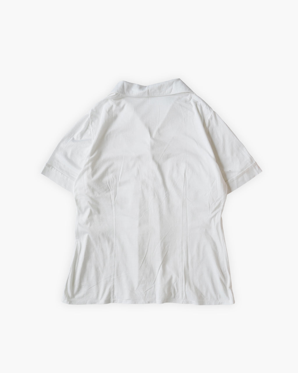 Sheer Open Collar Shirt